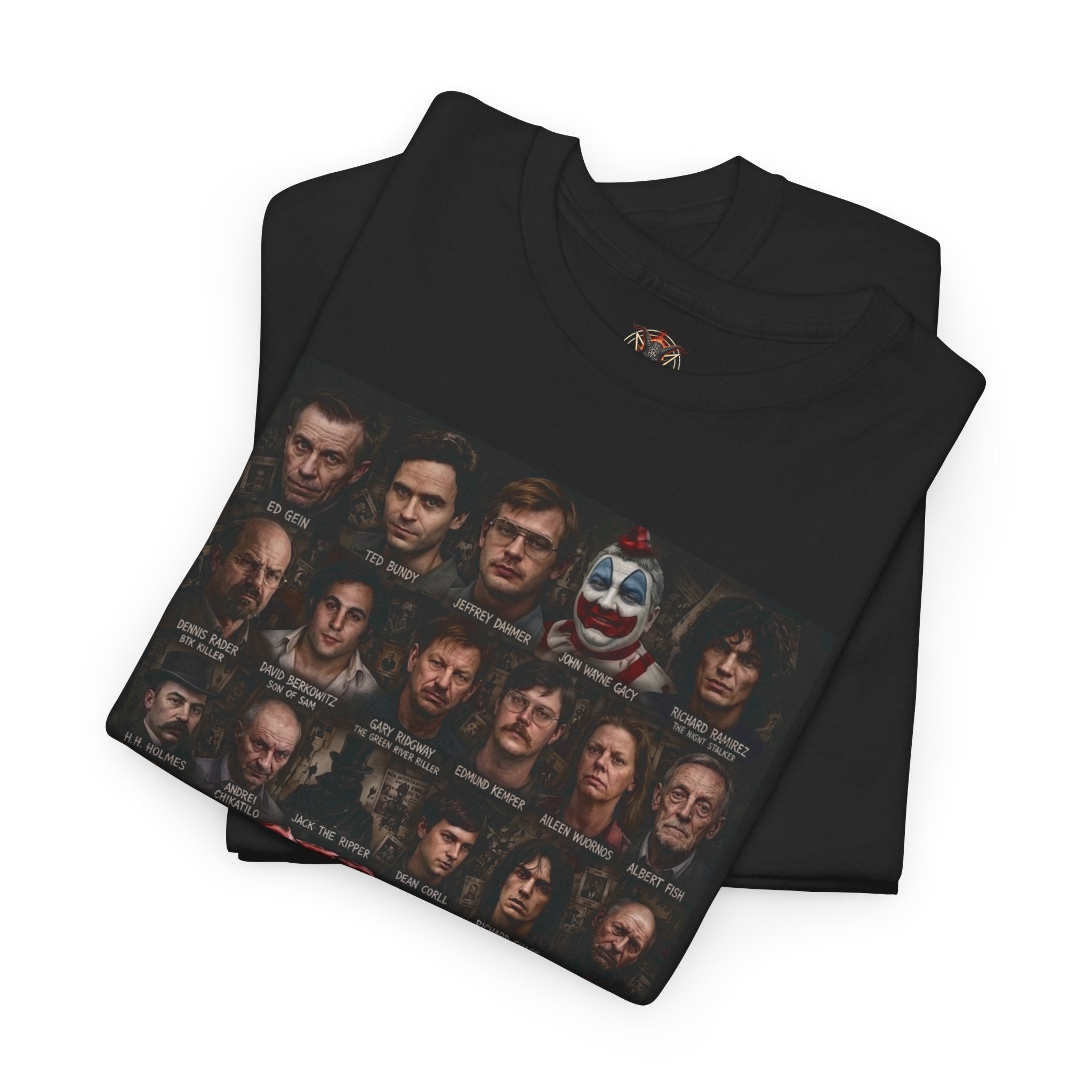 CEREAL KILLAZ™ True Crime Horror Graphic T-Shirt | Gothic Streetwear | NeuroDemonic