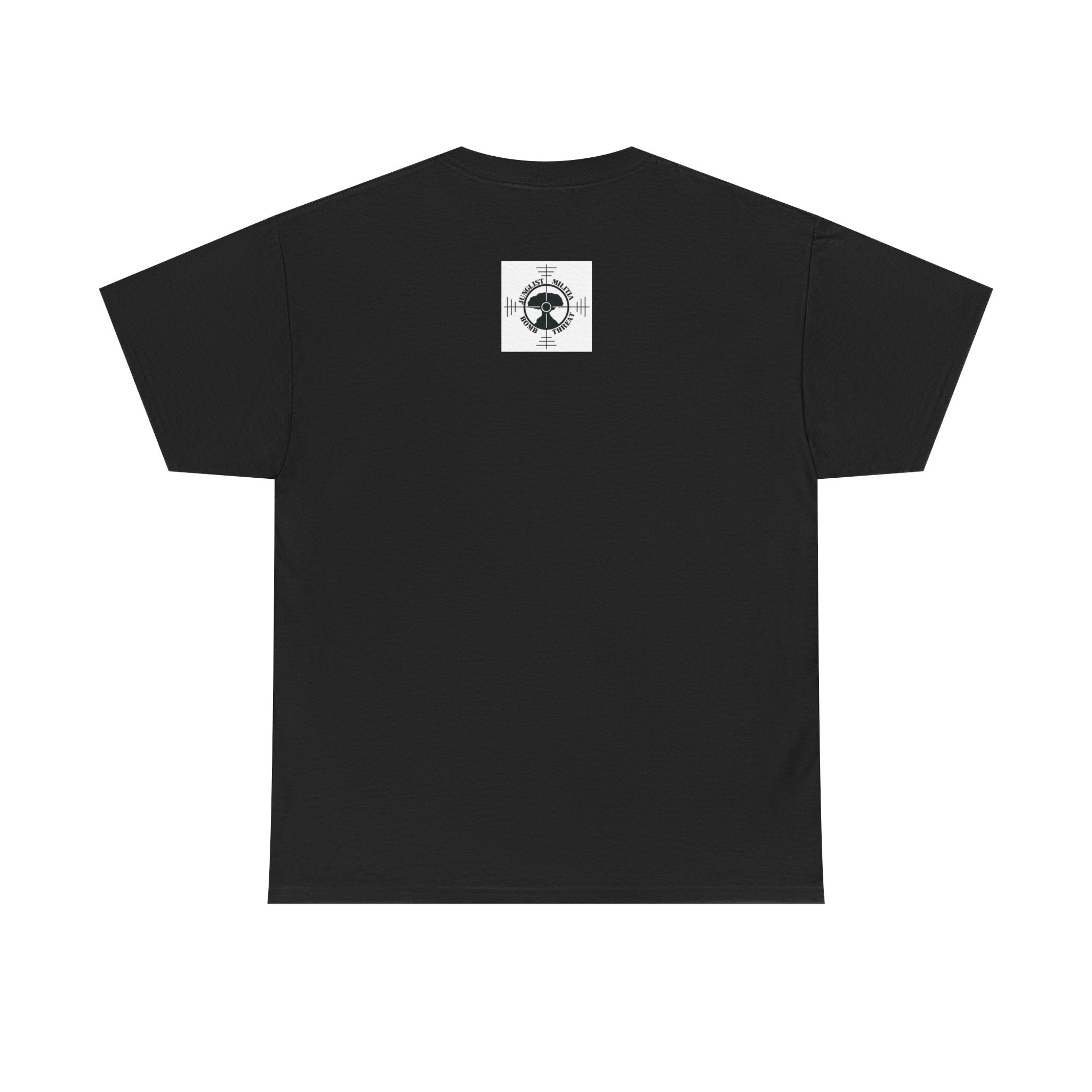 Fuck Terrorism 1st gen. Bomb Threat Logo - Unisex Heavy Cotton Tee - Junglist Militia Since 1996