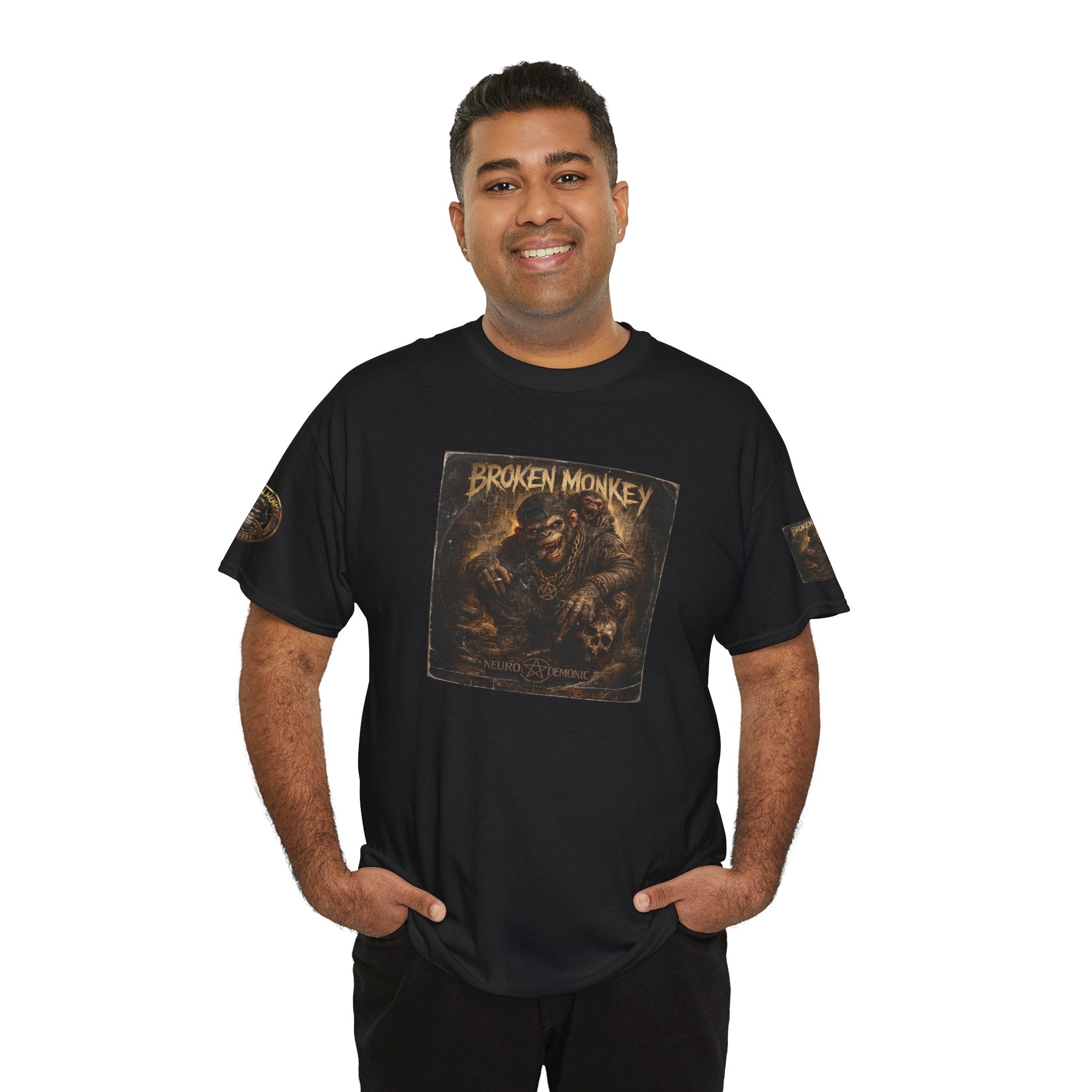 Broken Monkey Limited Edition Concert T-Shirt | Official NeuroDemonic Records Drum and Bass Edition