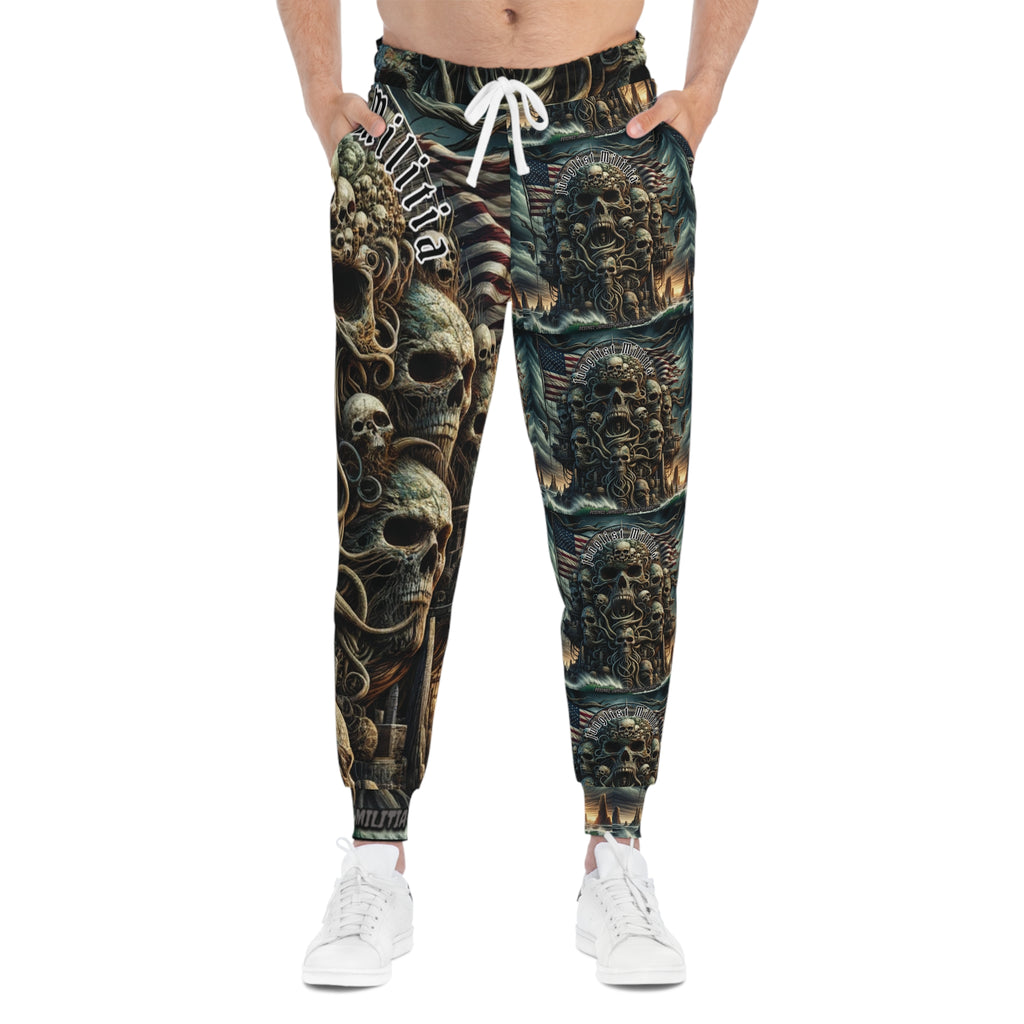 Ghosts of War-Athletic Joggers (AOP)-Unisex- Junglist Militia Since 1996