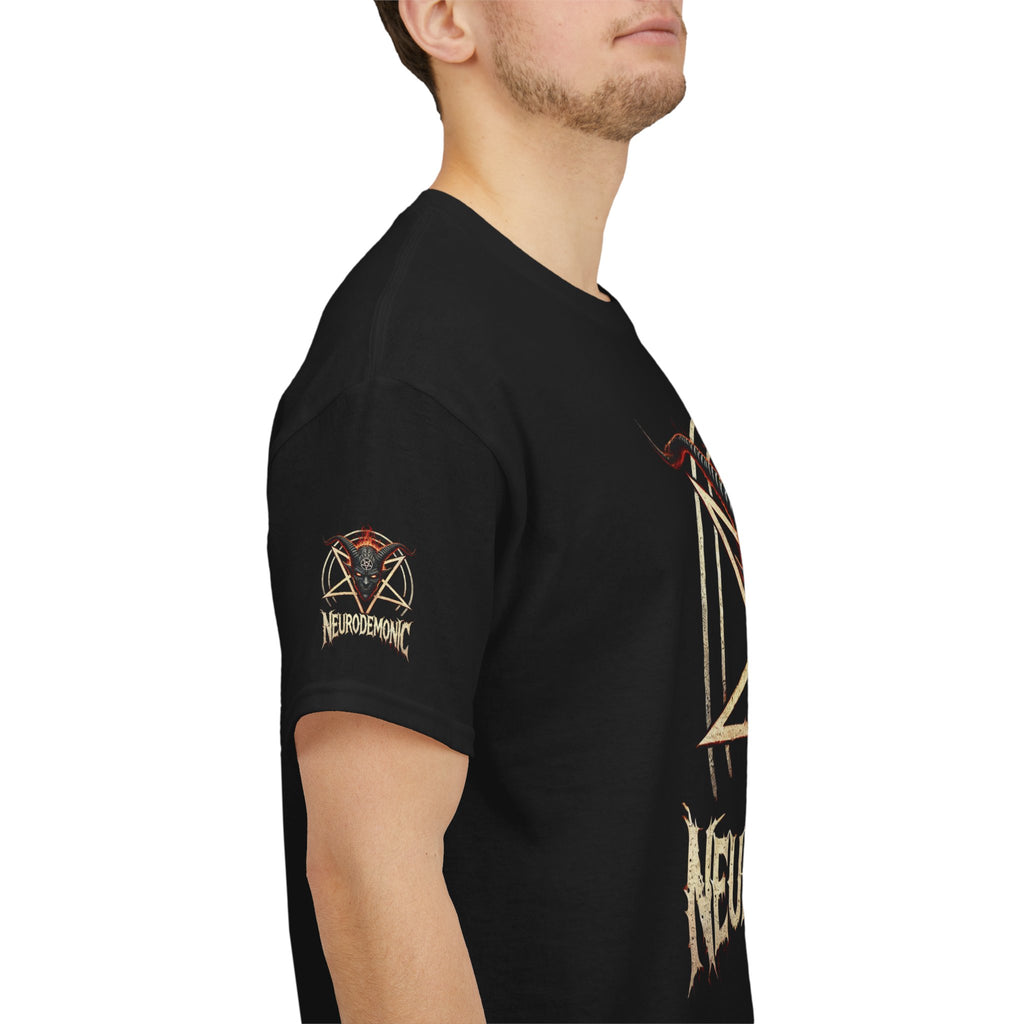 NeuroDemonic Baphomet Pentagram T-Shirt – Heavy Metal Streetwear Edition