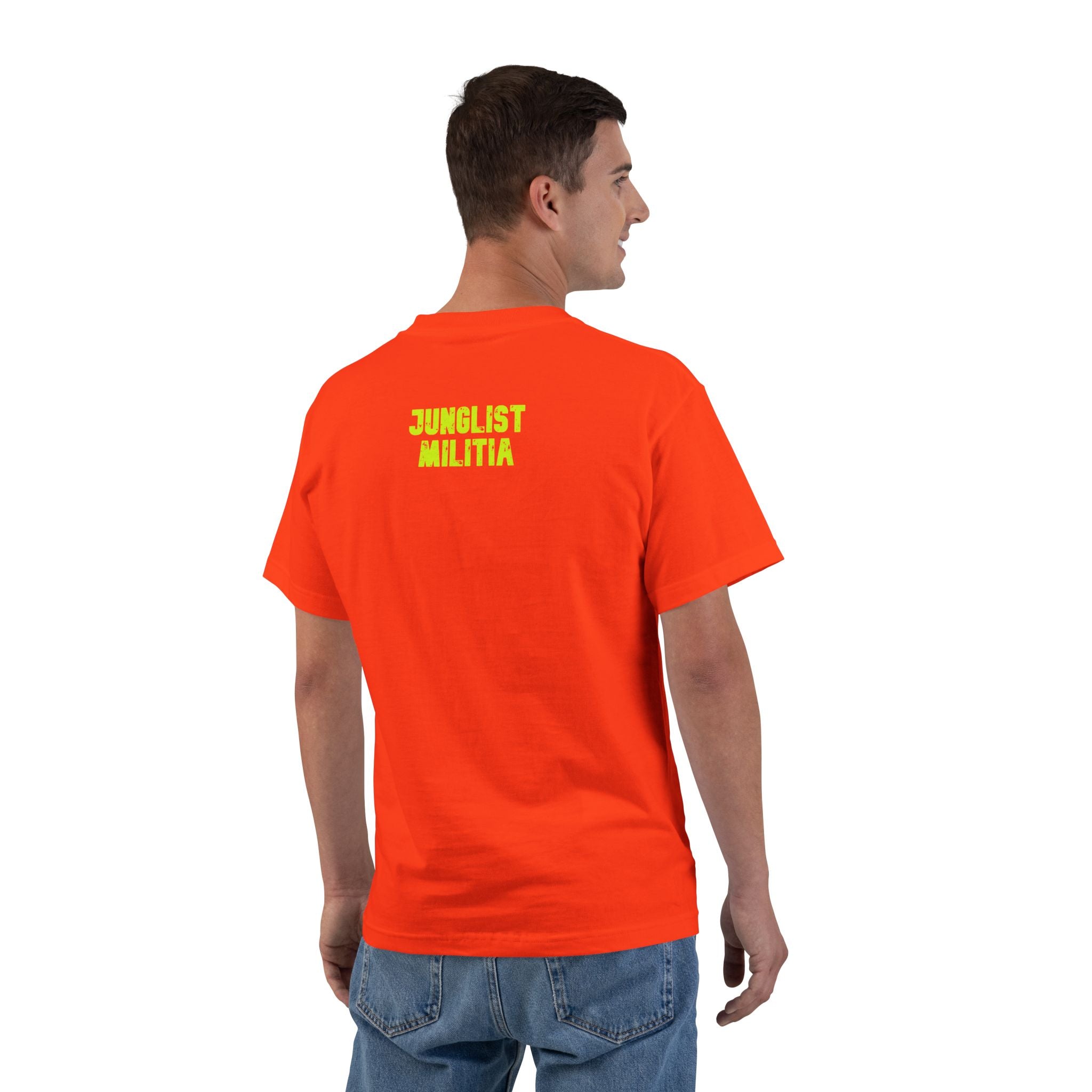 Beefy-T® JUNGLIST MILITIA Short-Sleeve T-Shirt- 12 Colors to choose from. All sizes.