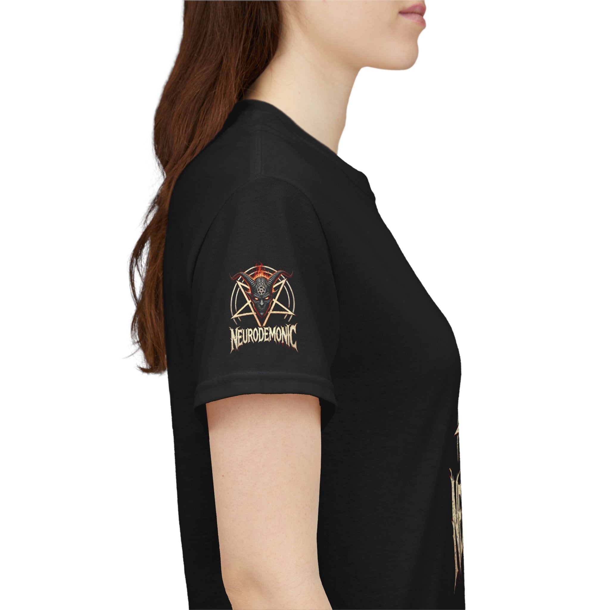 NeuroDemonic Baphomet Pentagram T-Shirt – Heavy Metal Streetwear Edition