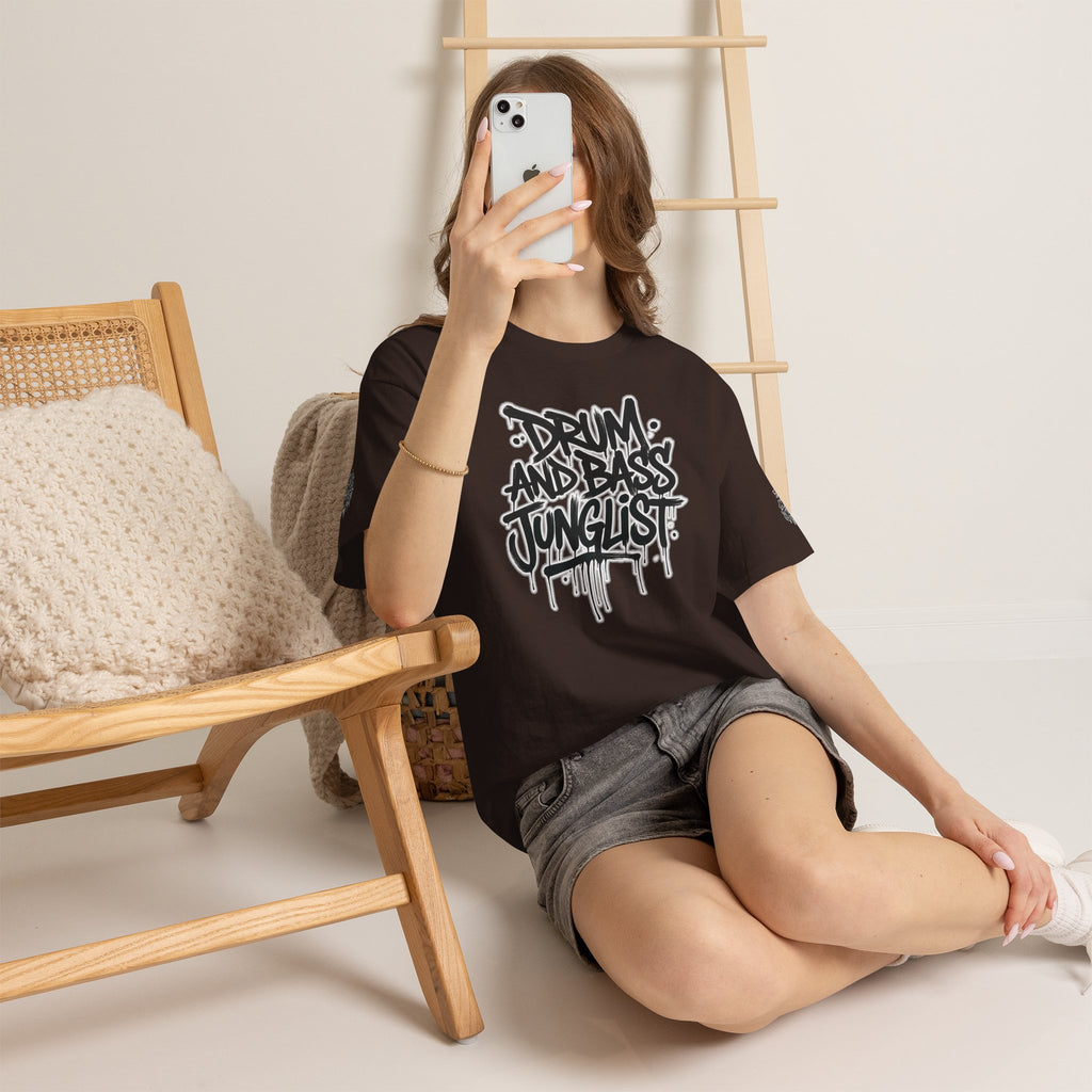 Junglist Militia™ Since 1996 | Drum & Bass Junglist Graffiti Gildan Premium Cotton T-Shirt | NeuroDemonic Records Official Streetwear | 10 Colors