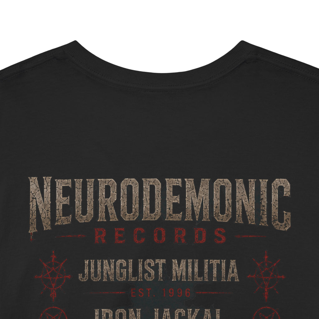 NeuroDemonic Records™ Premium Gildan Cotton T-Shirt – Gargoyle Demon Tour Edition
