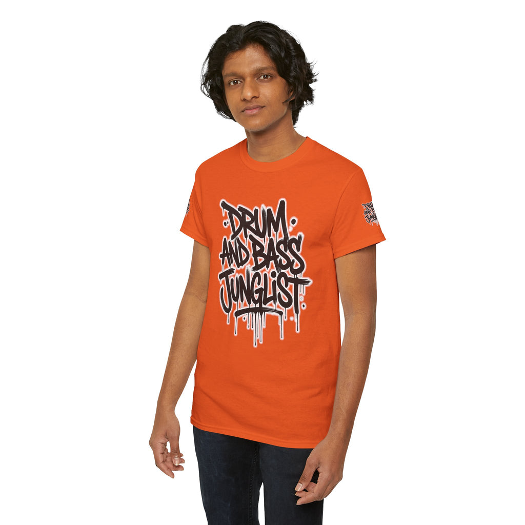 Junglist Militia™ Since 1996 | Drum & Bass Junglist Graffiti Gildan Premium Cotton T-Shirt | NeuroDemonic Records Official Streetwear | 10 Colors
