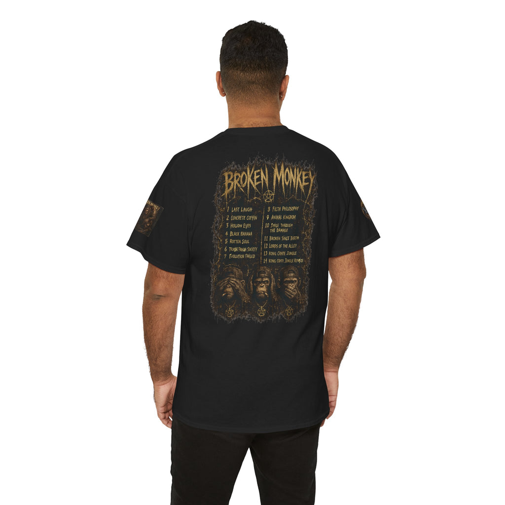 Broken Monkey Limited Edition Concert T-Shirt | Official NeuroDemonic Records Drum and Bass Edition