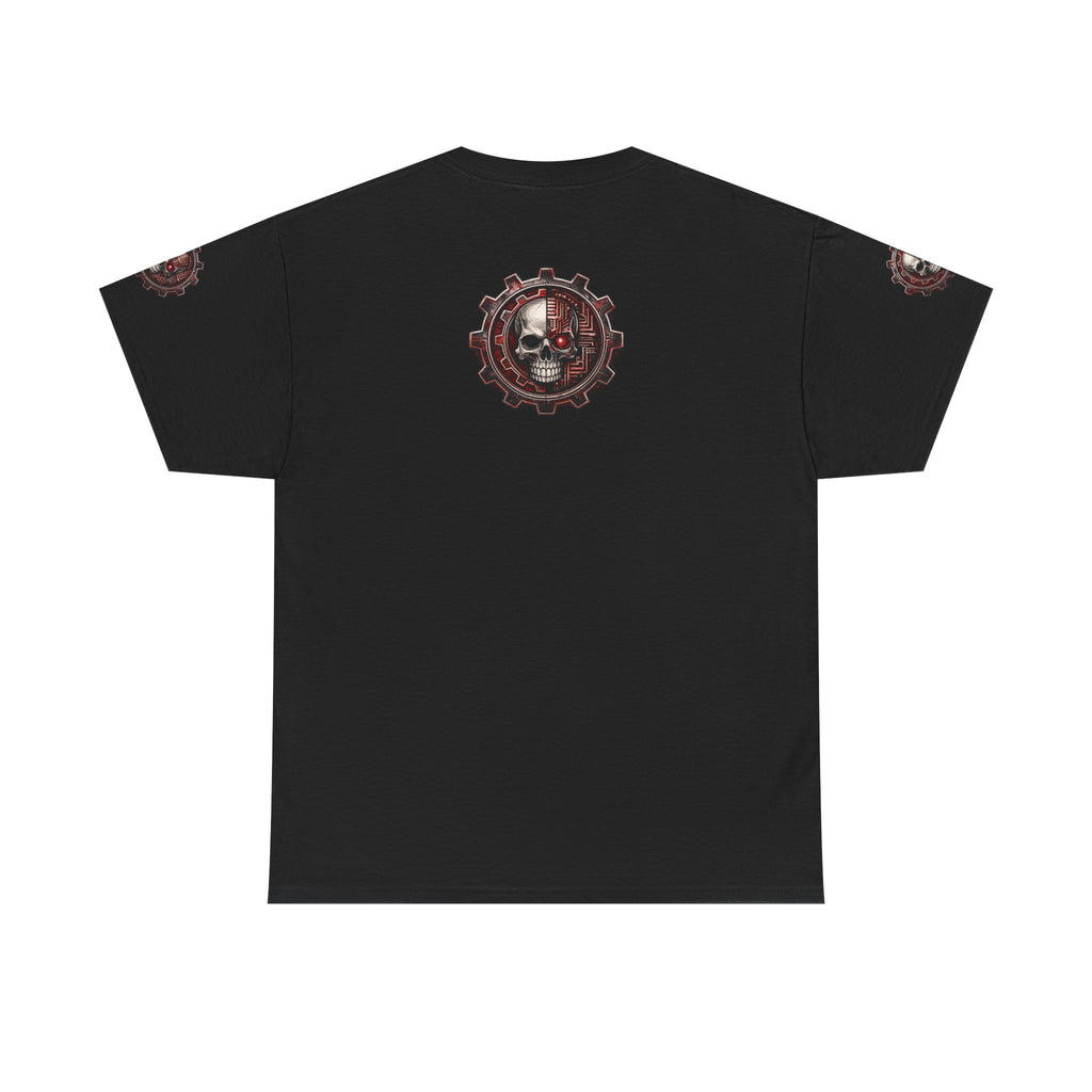NEURODEMONIC™ Graffiti Skull Pentagram T Shirt | DNB Hardstyle Jungle Techno Trapcore Metalcore Streetwear |Skull Tee — Gildan Graphic Shirt