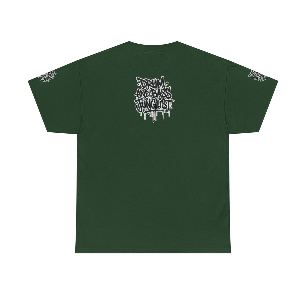 Junglist Militia™ Since 1996 | Drum & Bass Junglist Graffiti Gildan Premium Cotton T-Shirt | NeuroDemonic Records Official Streetwear | 10 Colors