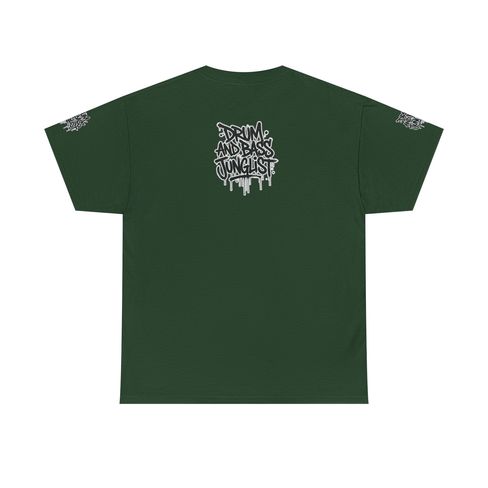 Junglist Militia™ Since 1996 | Drum & Bass Junglist Graffiti Gildan Premium Cotton T-Shirt | NeuroDemonic Records Official Streetwear | 10 Colors