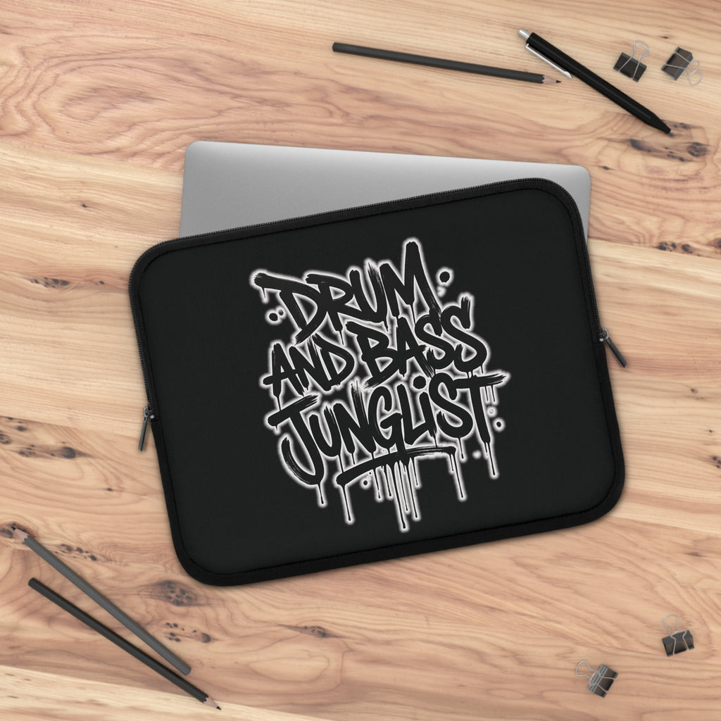 Drum and Bass Junglist Graffiti Laptop Sleeve & iPad Case | Protective Padded Sleeve | 5 Sizes