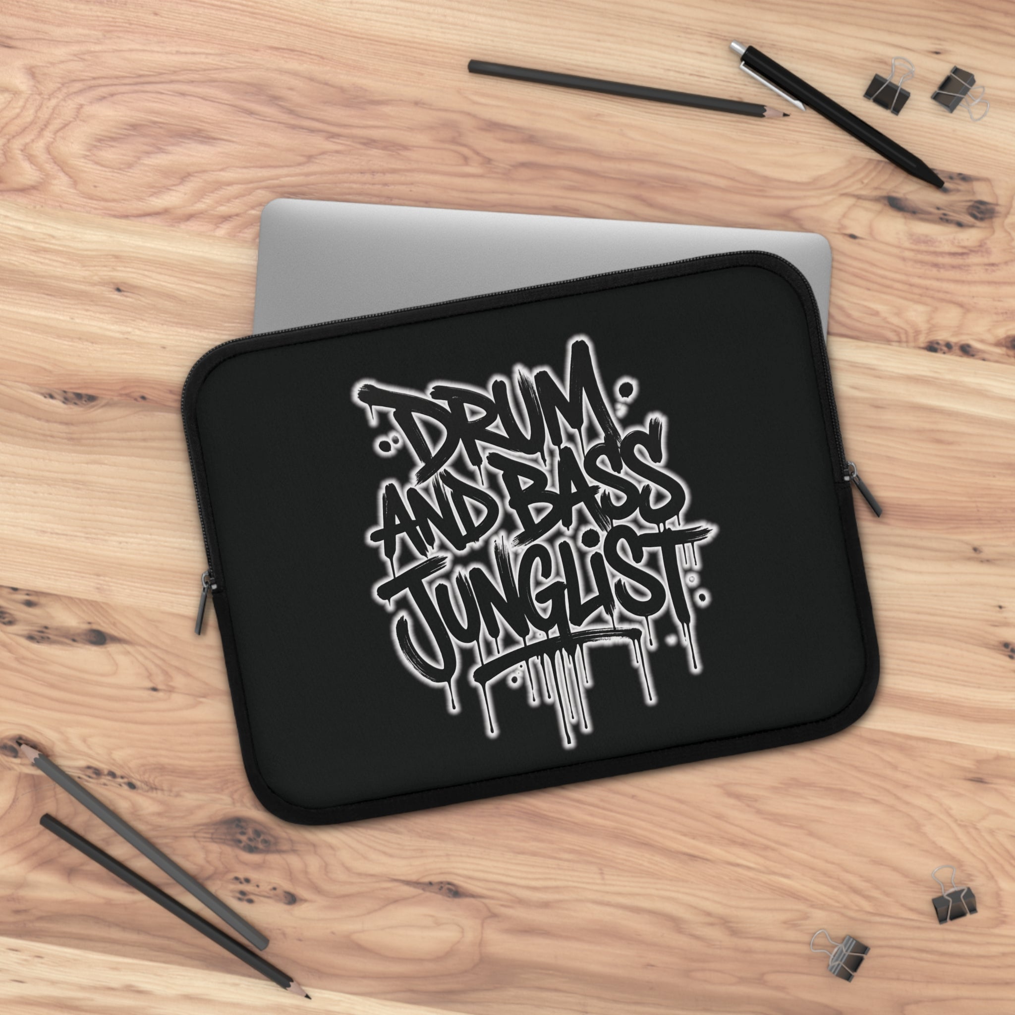 Drum and Bass Junglist Graffiti Laptop Sleeve & iPad Case | Protective Padded Sleeve | 5 Sizes