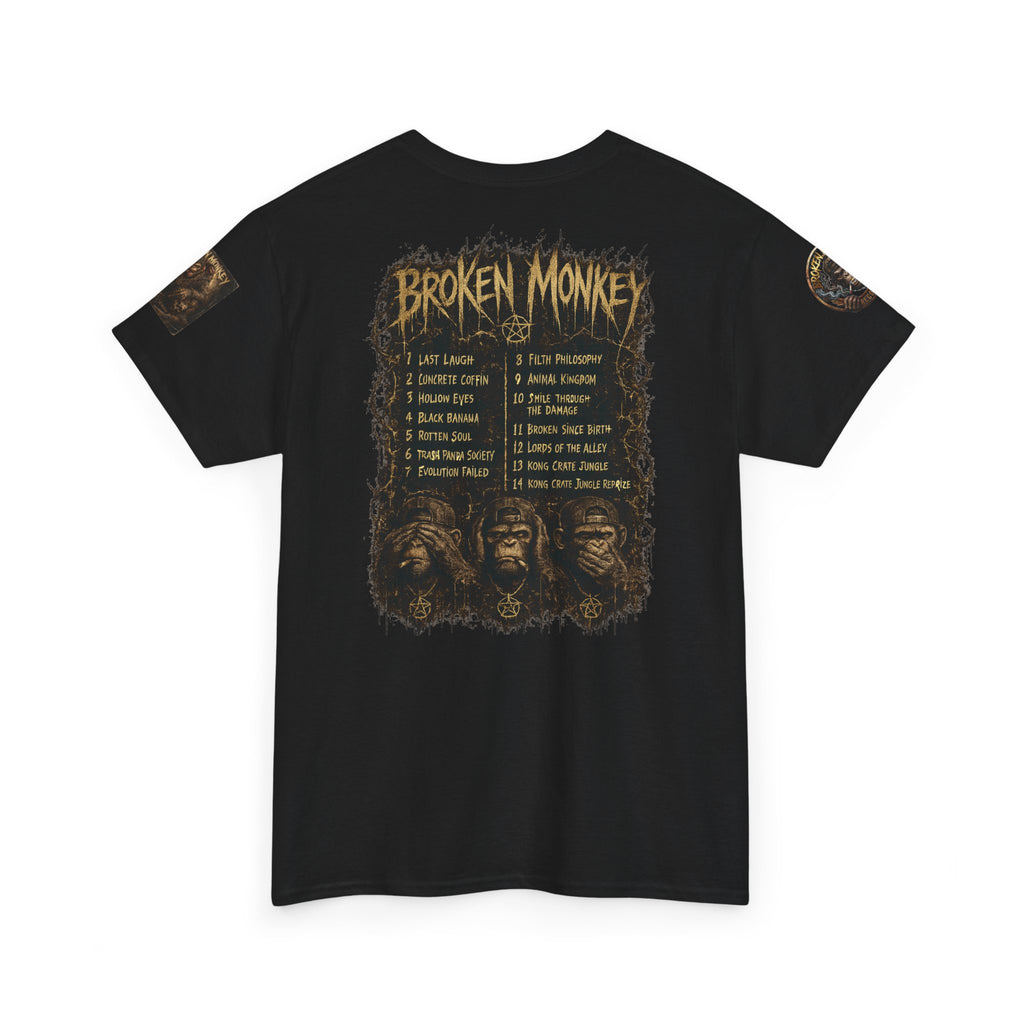 Broken Monkey Limited Edition Concert T-Shirt | Official NeuroDemonic Records Drum and Bass Edition