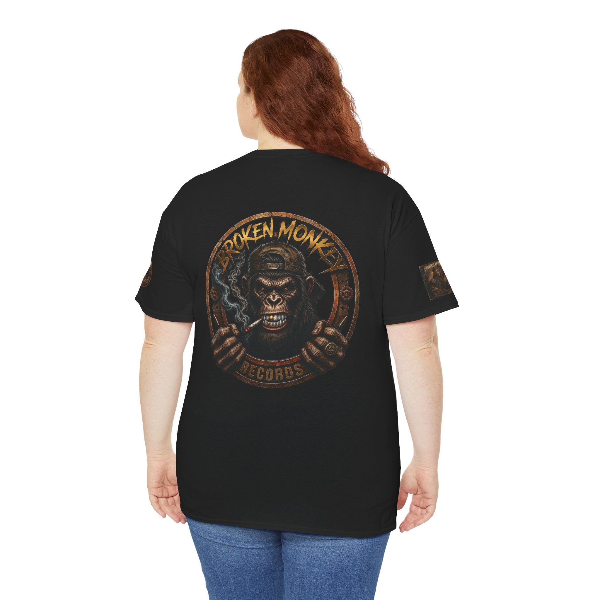 Broken Monkey Records Premium Heavy Drum & Bass T-Shirt | Neurofunk • Jump Up • Jungle • DJ Streetwear