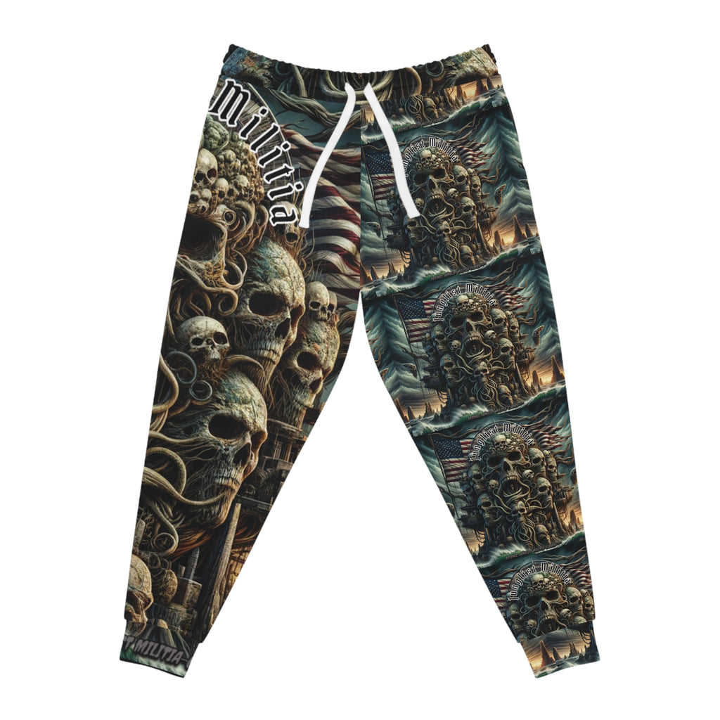 Ghosts of War-Athletic Joggers (AOP)-Unisex- Junglist Militia Since 1996