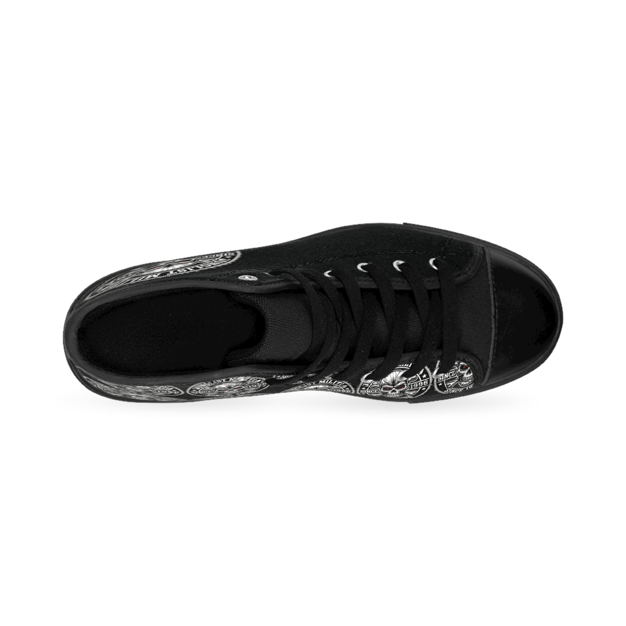 Skull Fuckers-Men's and Woman's Classic Sneakers- Junglist Militia Since 1996 - 4th Gen. Logo