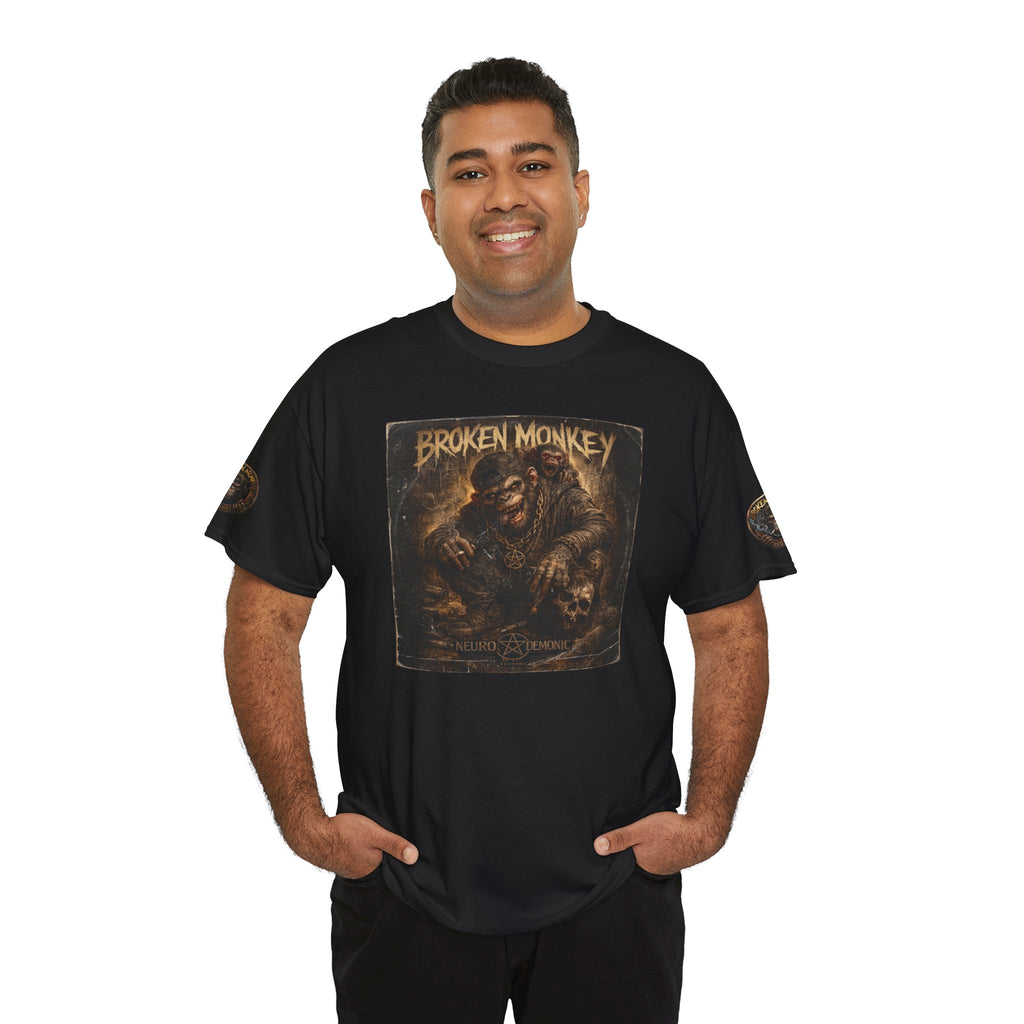 BROKEN MONKEY Vintage Heavyweight - Drum & Bass T-Shirt