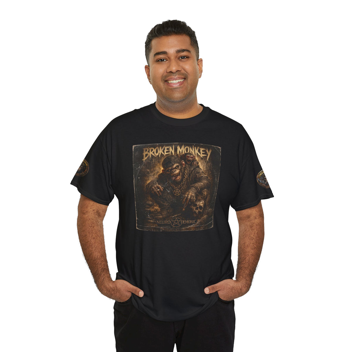BROKEN MONKEY Vintage Heavyweight - Drum & Bass T-Shirt