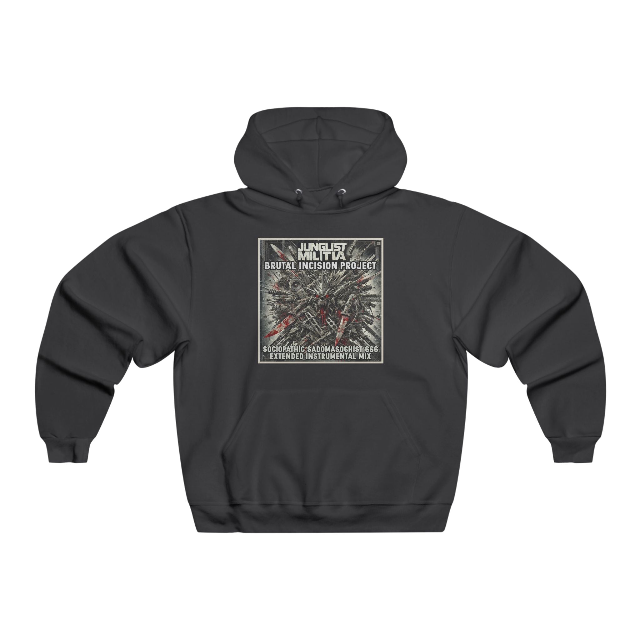 JERZEES NuBlend® Sociopathic Sadomasochist 666- JUNGLIST MILITIA BRUTAL INCISION PROJECT