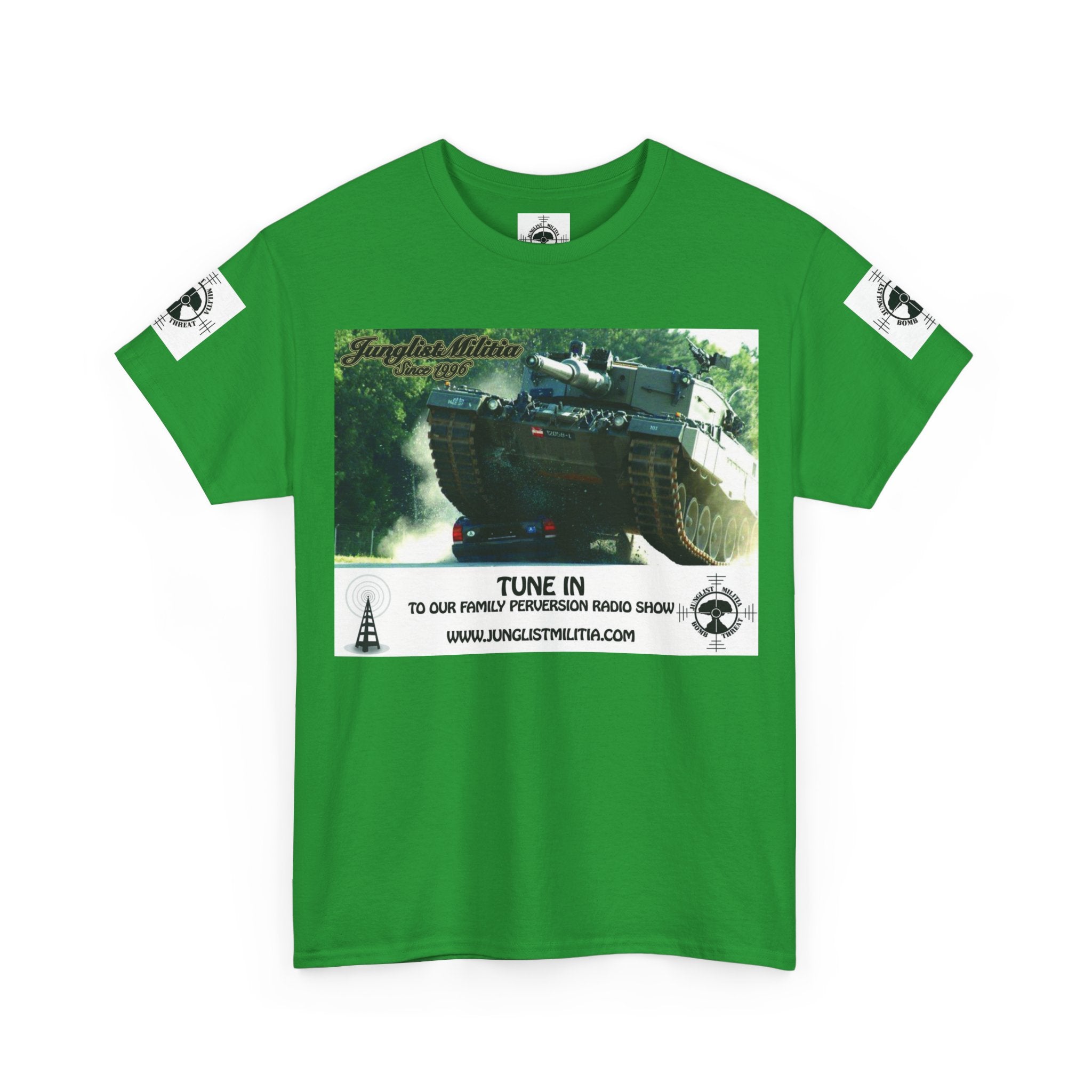 Classic Radio Junglist Militia The Junglist Militia Family Perversion Radio Show Los Angeles, California. Unisex Gildan T-Shirt