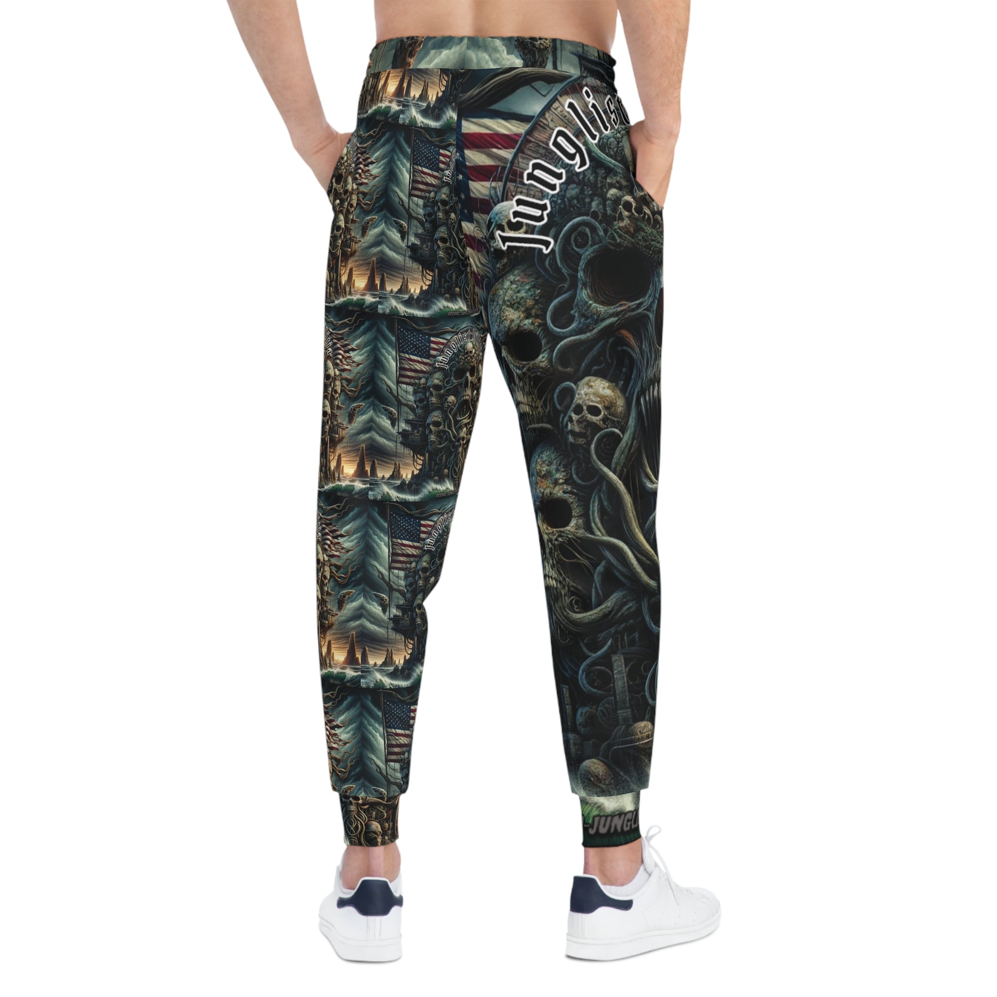 Ghosts of War-Athletic Joggers (AOP)-Unisex- Junglist Militia Since 1996