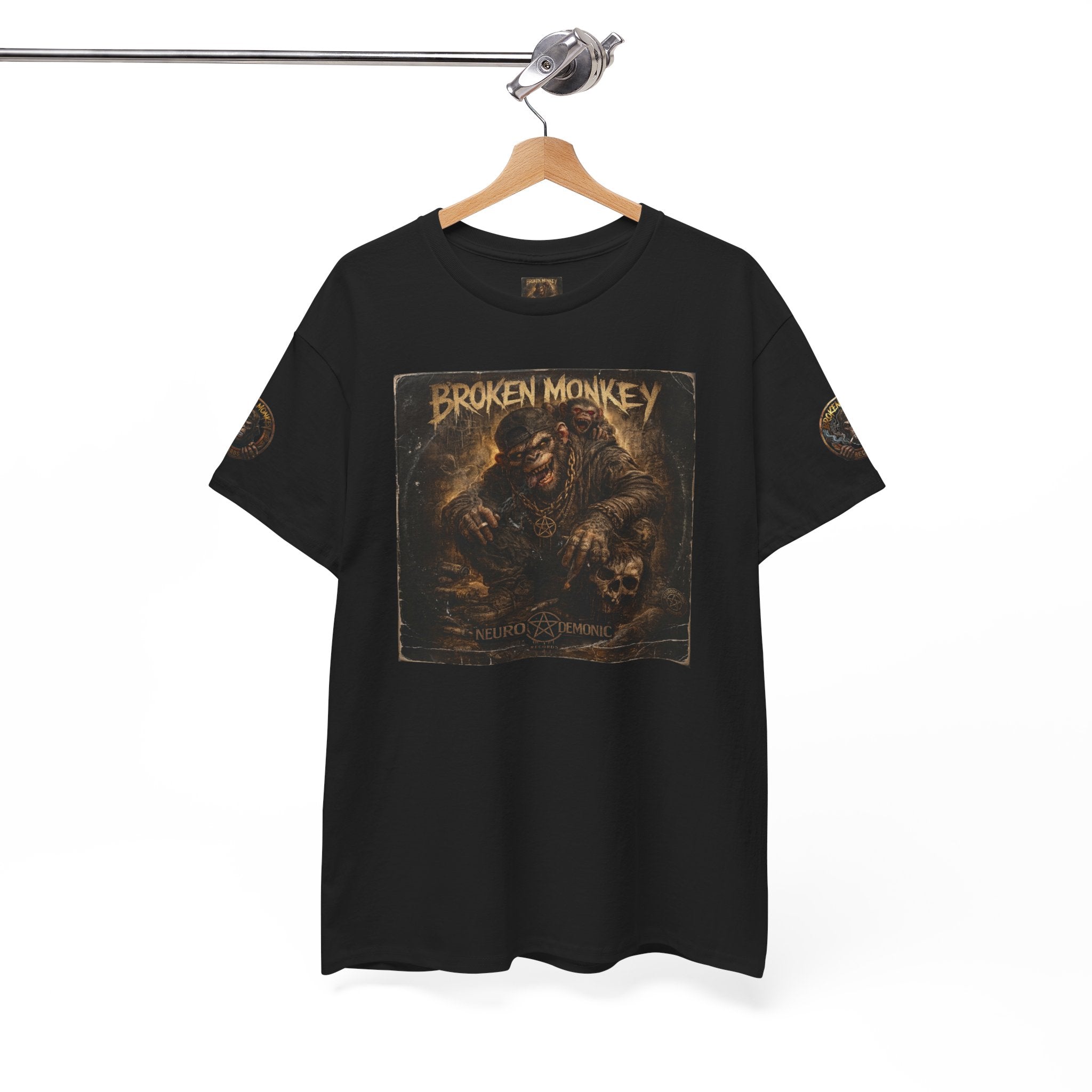 BROKEN MONKEY Vintage Heavyweight - Drum & Bass T-Shirt