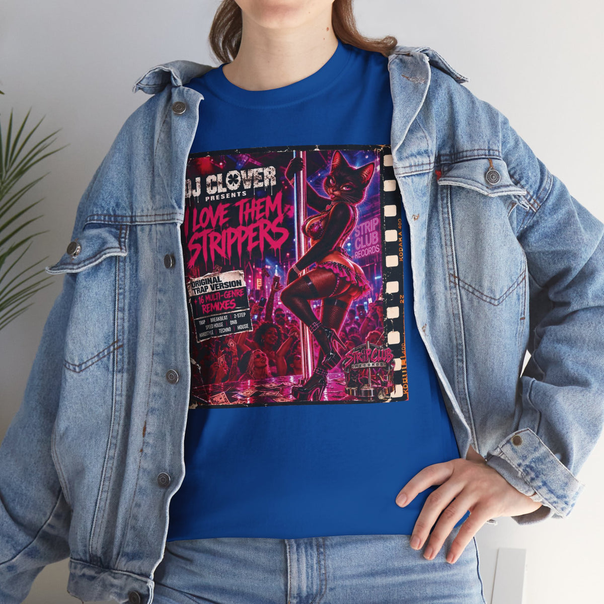 DJ Clover Presents “I Love Them Strippers” - Strip Club Records Official Album T-Shirt