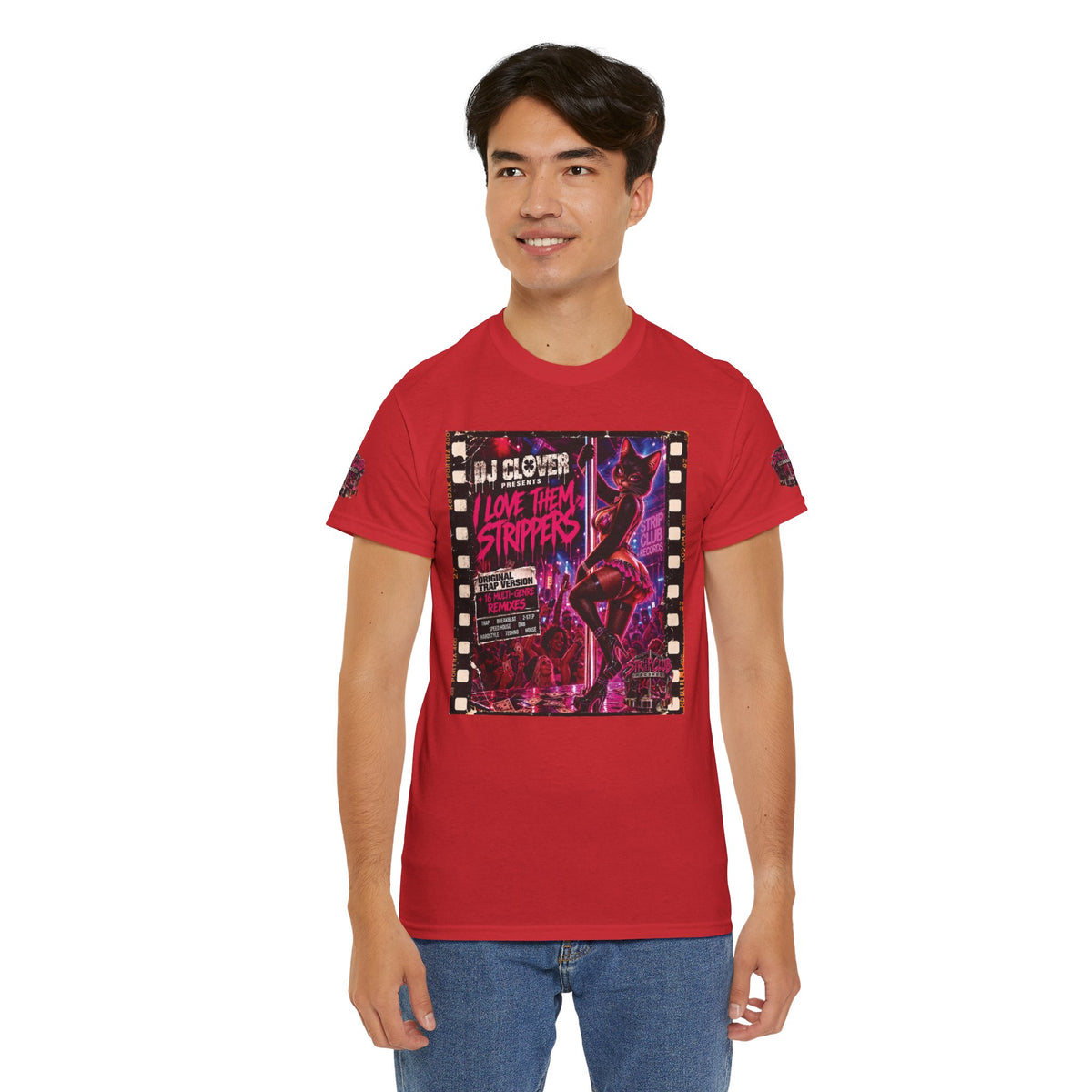 DJ Clover Presents “I Love Them Strippers” - Strip Club Records Official Album T-Shirt