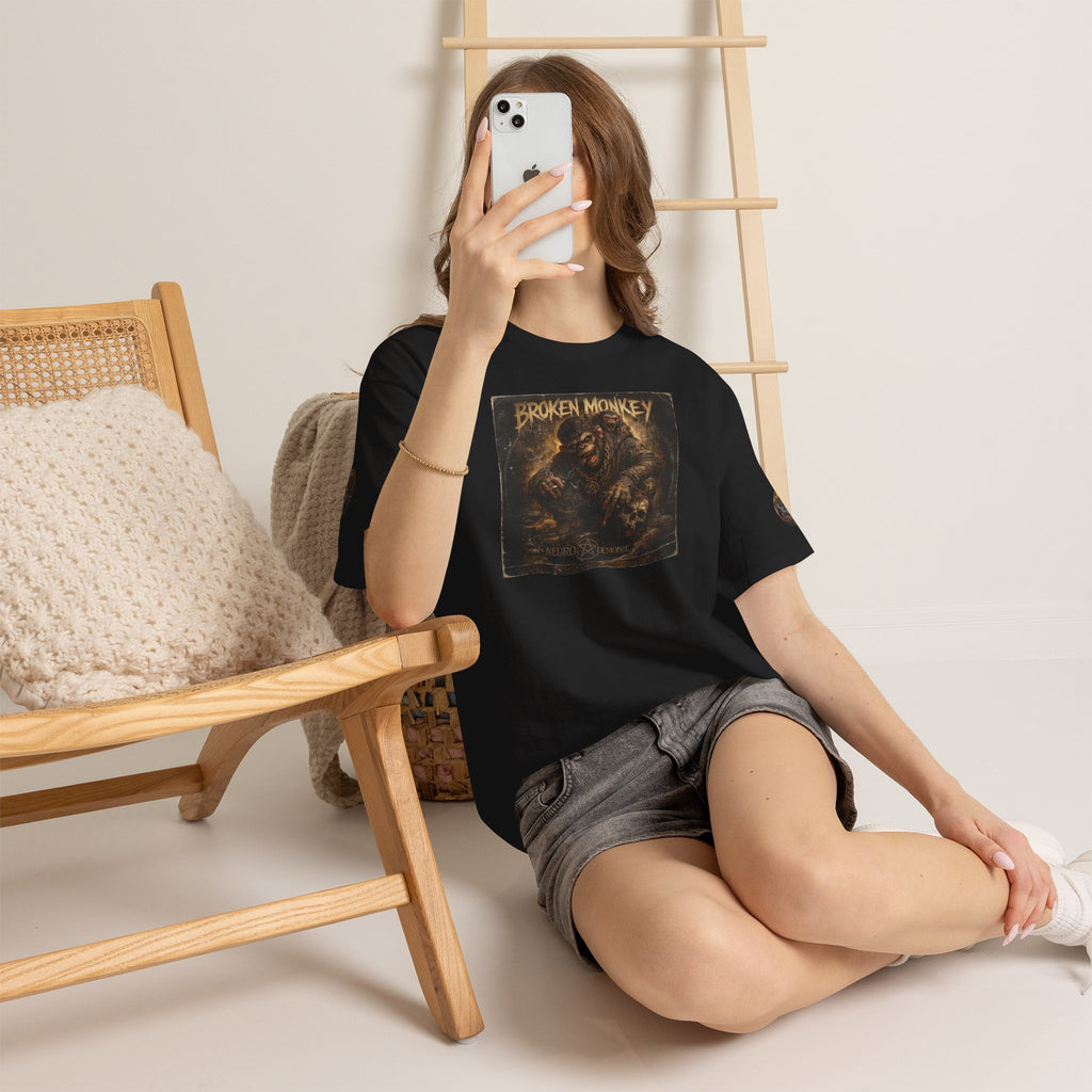 BROKEN MONKEY Vintage Heavyweight - Drum & Bass T-Shirt