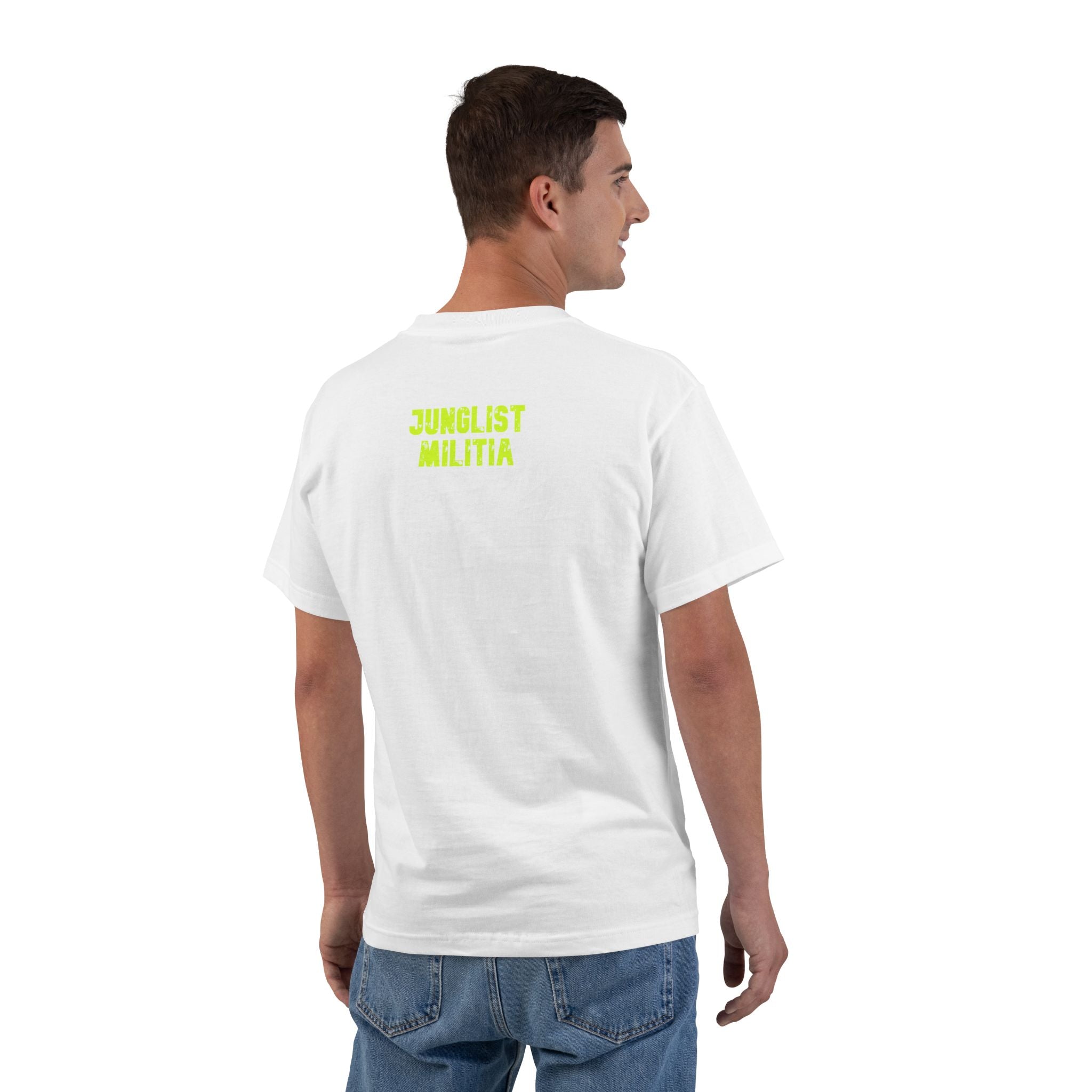 Beefy-T® JUNGLIST MILITIA Short-Sleeve T-Shirt- 12 Colors to choose from. All sizes.