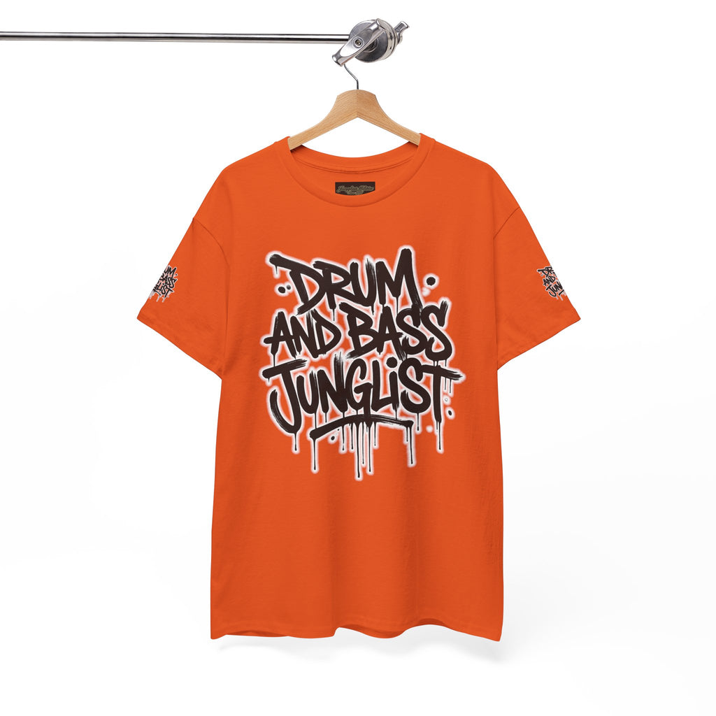 Junglist Militia™ Since 1996 | Drum & Bass Junglist Graffiti Gildan Premium Cotton T-Shirt | NeuroDemonic Records Official Streetwear | 10 Colors