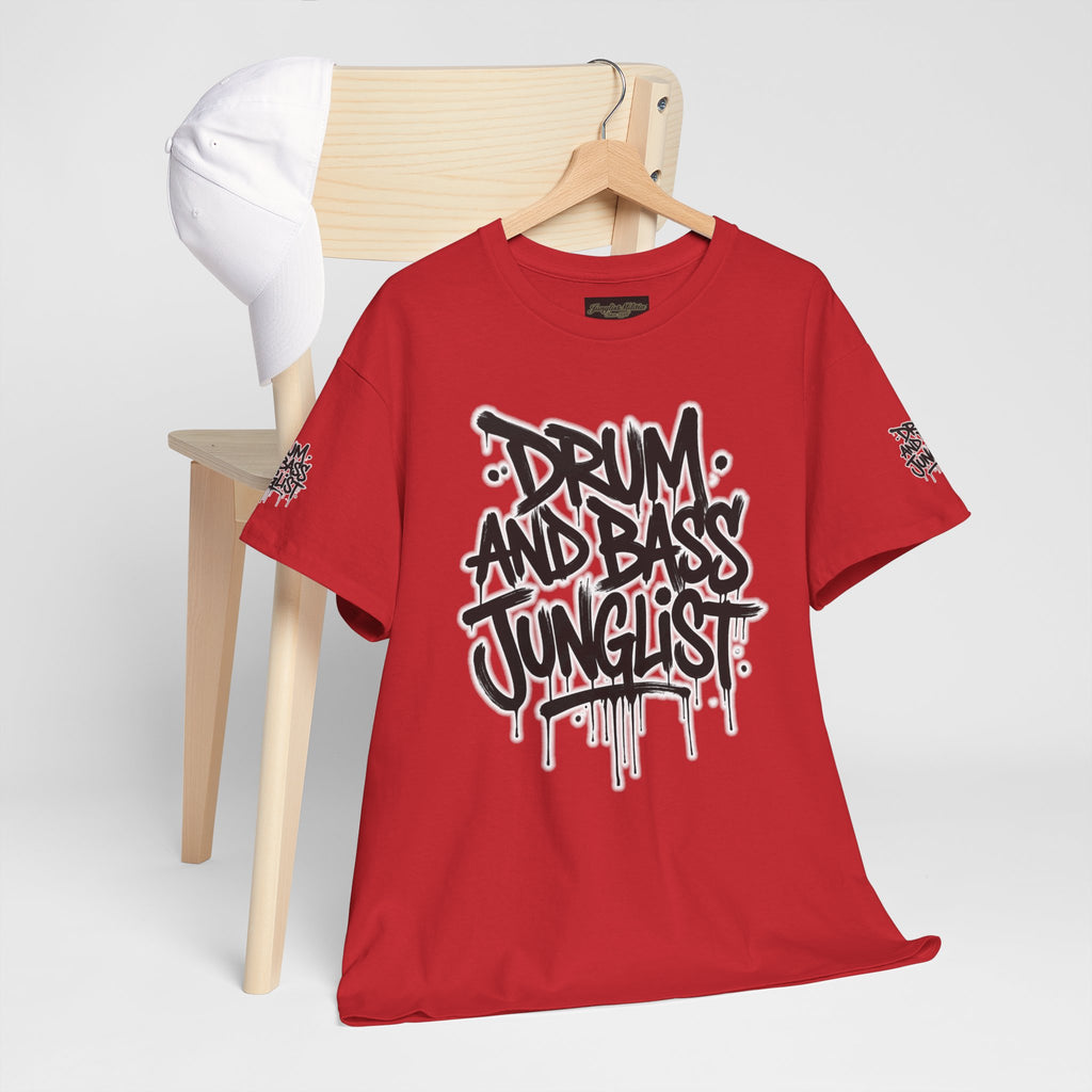 Junglist Militia™ Since 1996 | Drum & Bass Junglist Graffiti Gildan Premium Cotton T-Shirt | NeuroDemonic Records Official Streetwear | 10 Colors