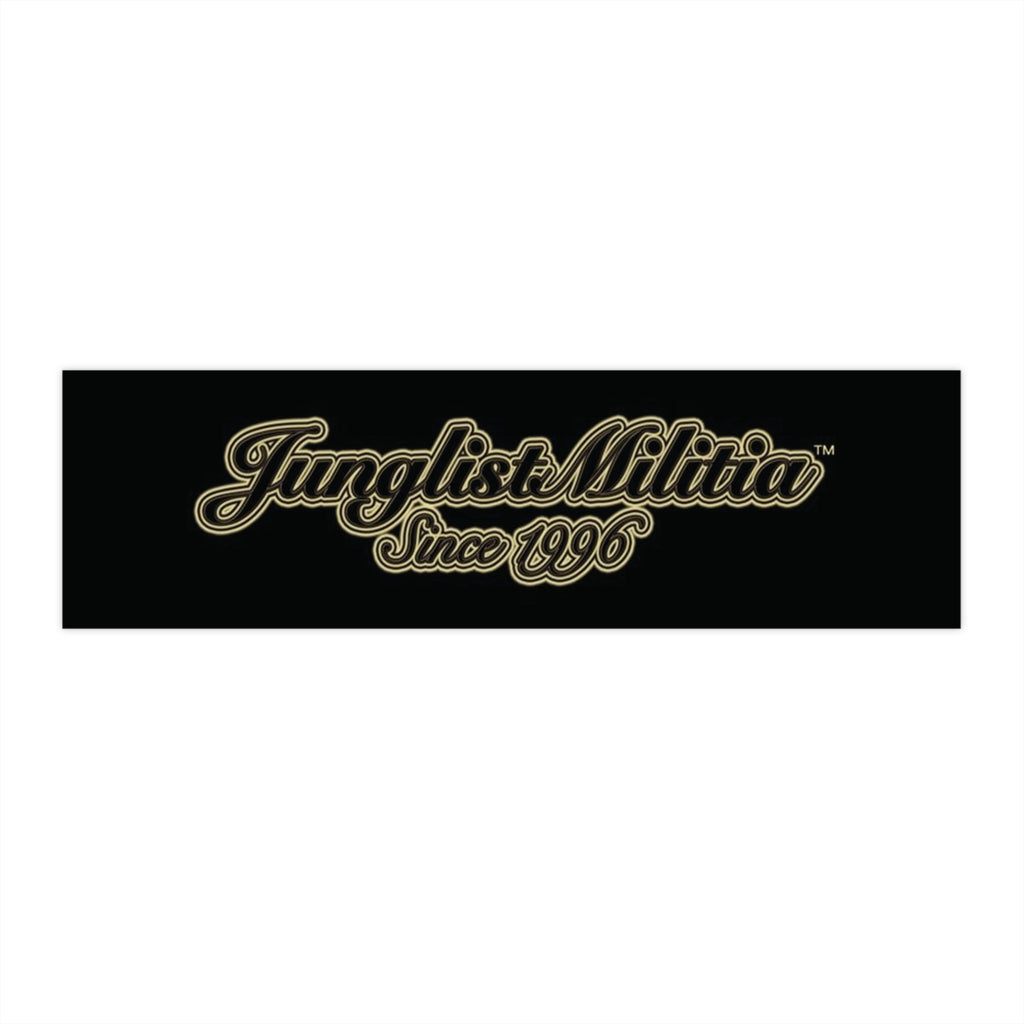 Bumper Stickers-Junglist Militia Since 1996 2nd Generation Logo