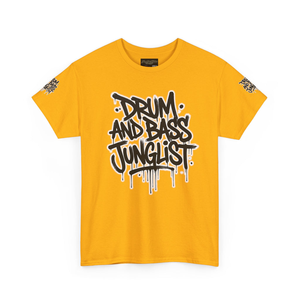 Junglist Militia™ Since 1996 | Drum & Bass Junglist Graffiti Gildan Premium Cotton T-Shirt | NeuroDemonic Records Official Streetwear | 10 Colors