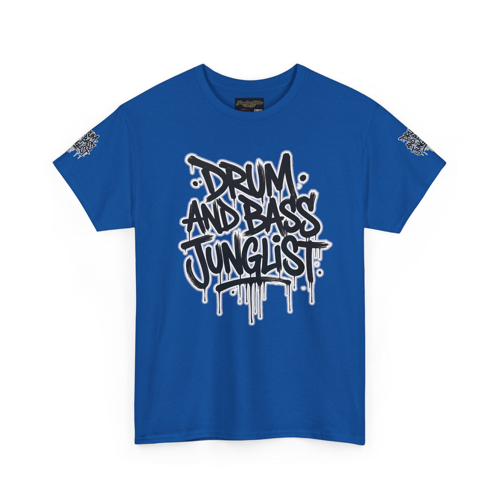Junglist Militia™ Since 1996 | Drum & Bass Junglist Graffiti Gildan Premium Cotton T-Shirt | NeuroDemonic Records Official Streetwear | 10 Colors