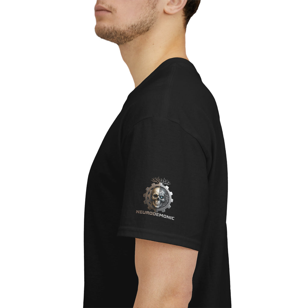 NeuroDemonic Electronic Music Genres T-Shirt — DNB Hardstyle Jungle Techno Graphic Tee