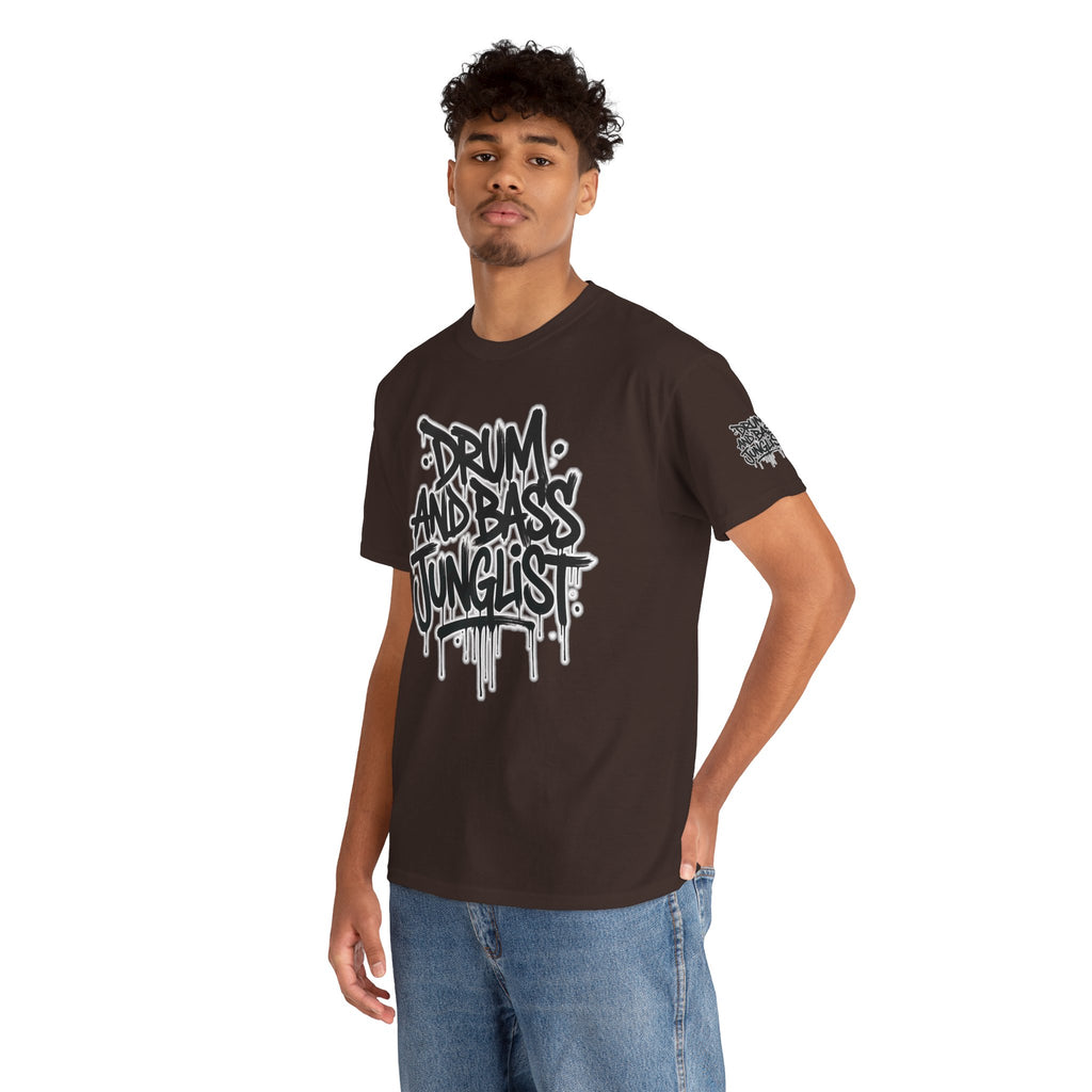 Junglist Militia™ Since 1996 | Drum & Bass Junglist Graffiti Gildan Premium Cotton T-Shirt | NeuroDemonic Records Official Streetwear | 10 Colors