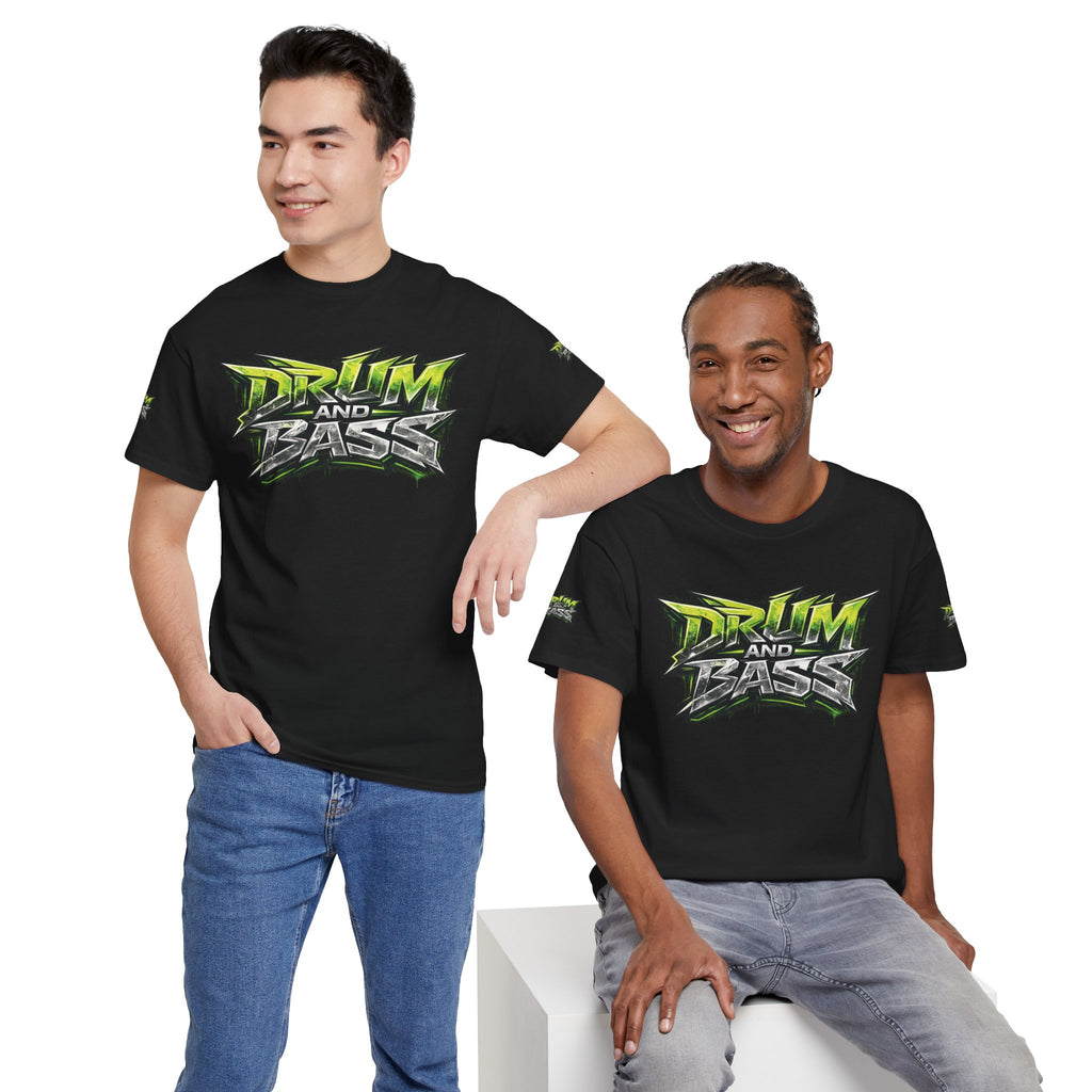 Official NeuroDemonic™ merchandise.  Drum and Bass T-Shirt | Premium Gildan Heavy Cotton DJ, DNB & Junglist Graphic Tee