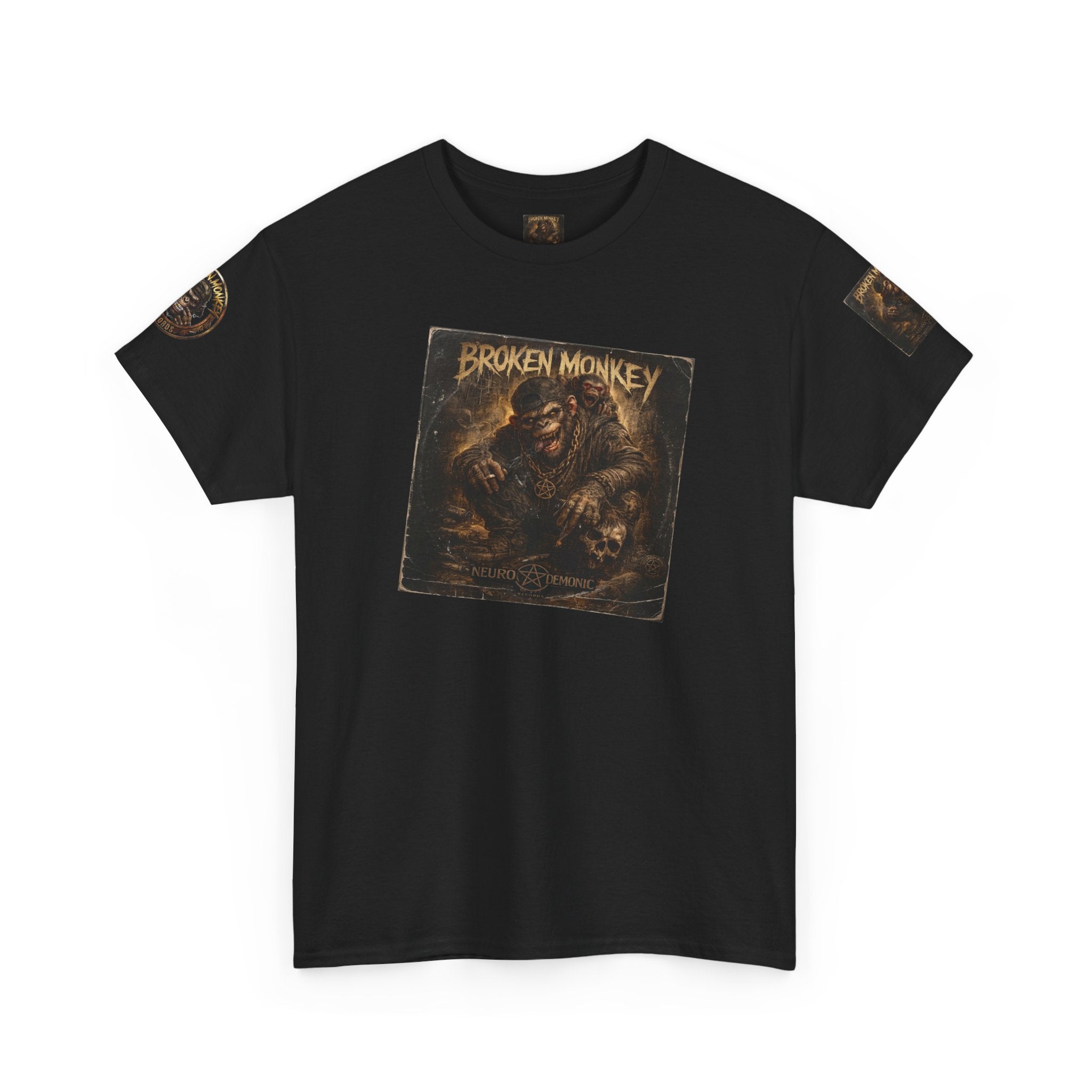 Broken Monkey Limited Edition Concert T-Shirt | Official NeuroDemonic Records Drum and Bass Edition