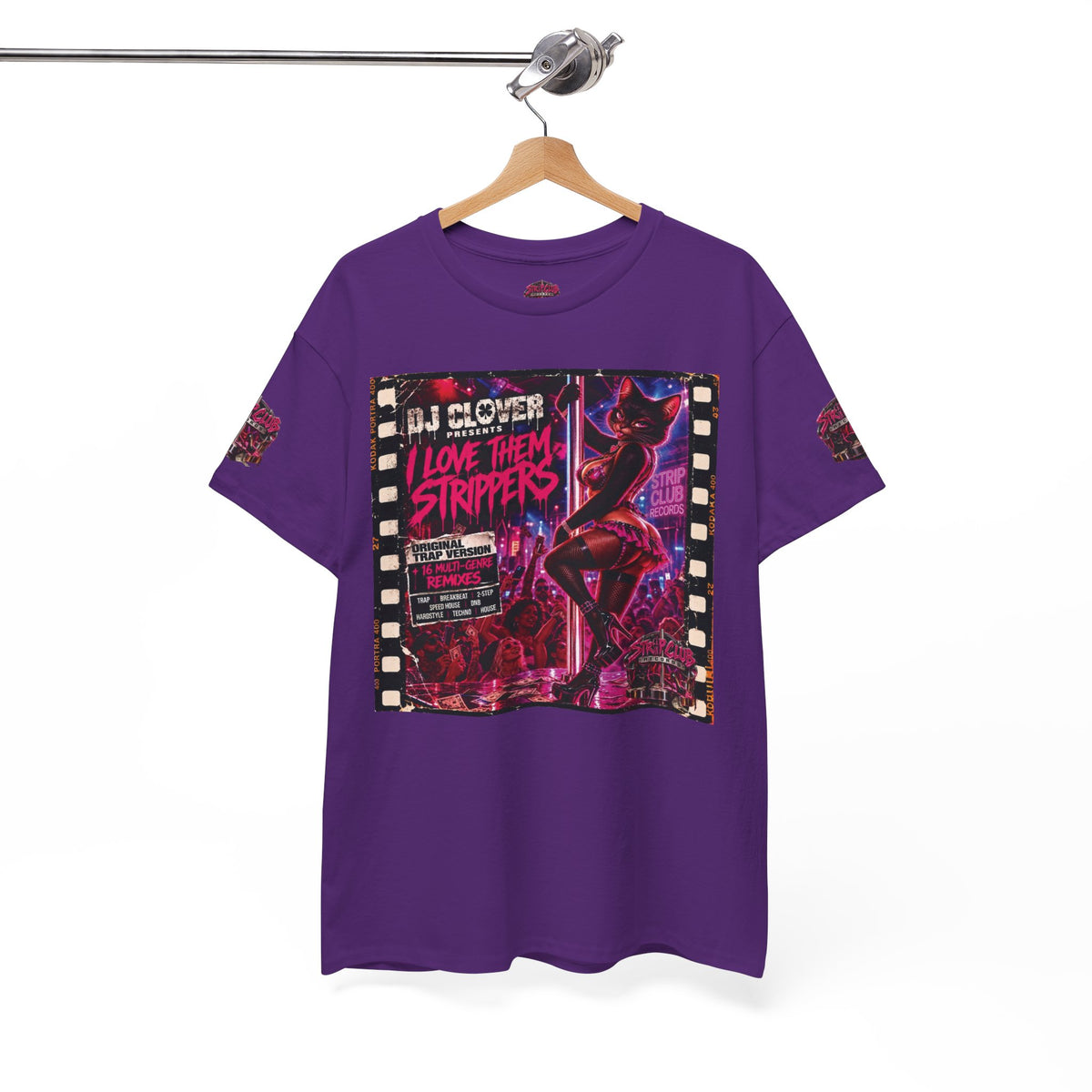 DJ Clover Presents “I Love Them Strippers” - Strip Club Records Official Album T-Shirt