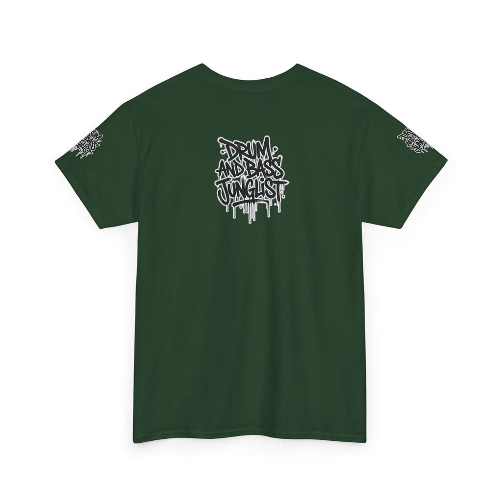 Junglist Militia™ Since 1996 | Drum & Bass Junglist Graffiti Gildan Premium Cotton T-Shirt | NeuroDemonic Records Official Streetwear | 10 Colors
