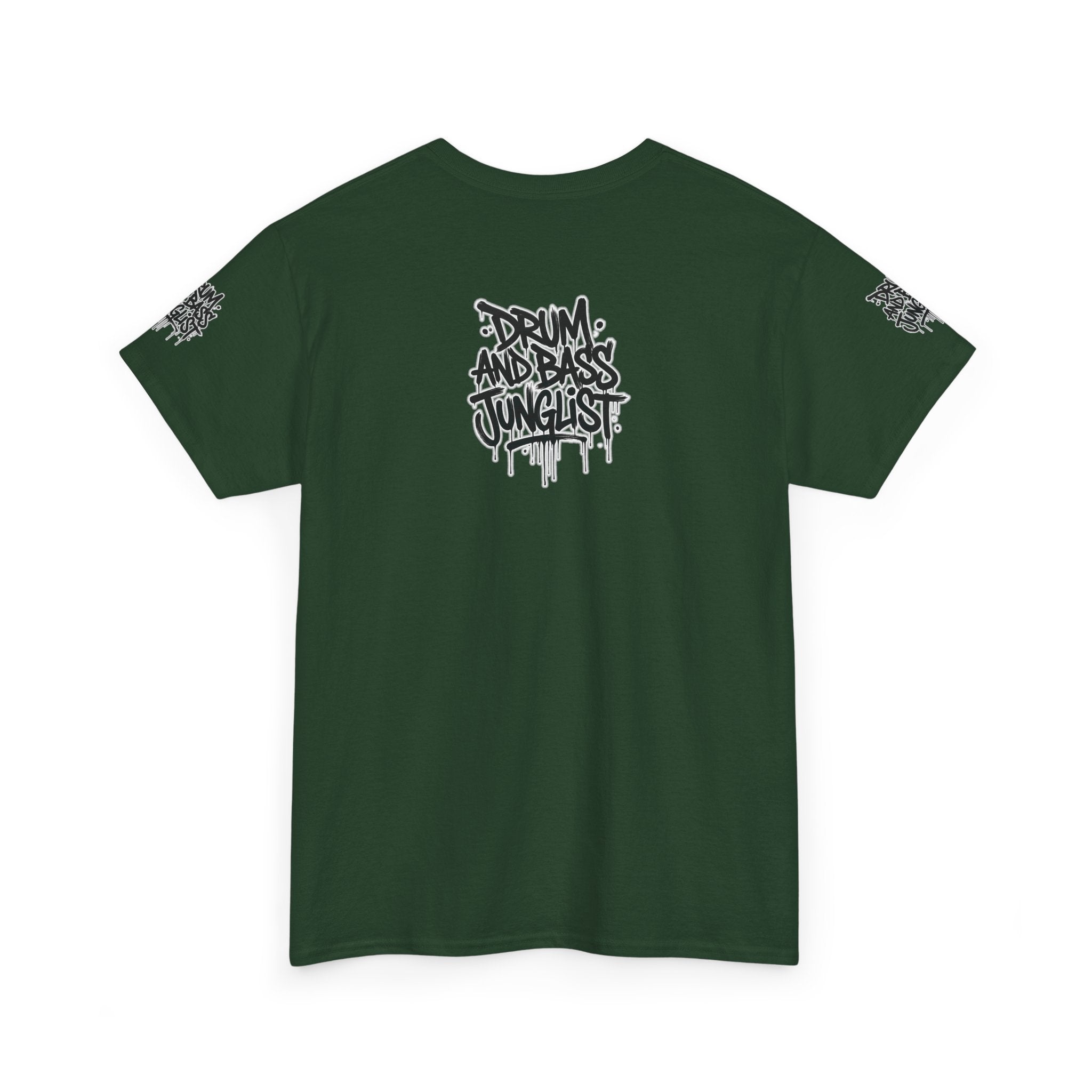 Junglist Militia™ Since 1996 | Drum & Bass Junglist Graffiti Gildan Premium Cotton T-Shirt | NeuroDemonic Records Official Streetwear | 10 Colors