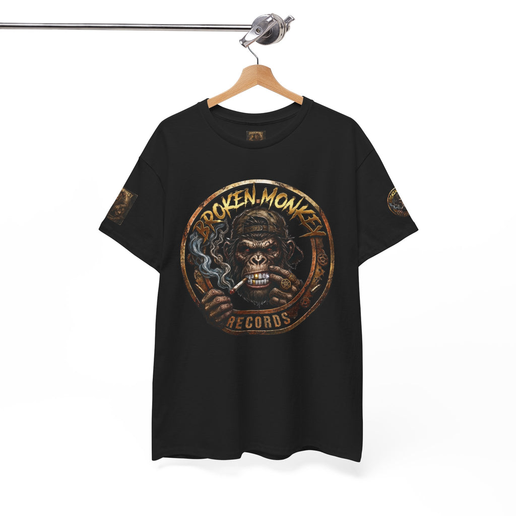 Broken Monkey Records Premium Heavy Drum & Bass T-Shirt | Neurofunk • Jump Up • Jungle • DJ Streetwear