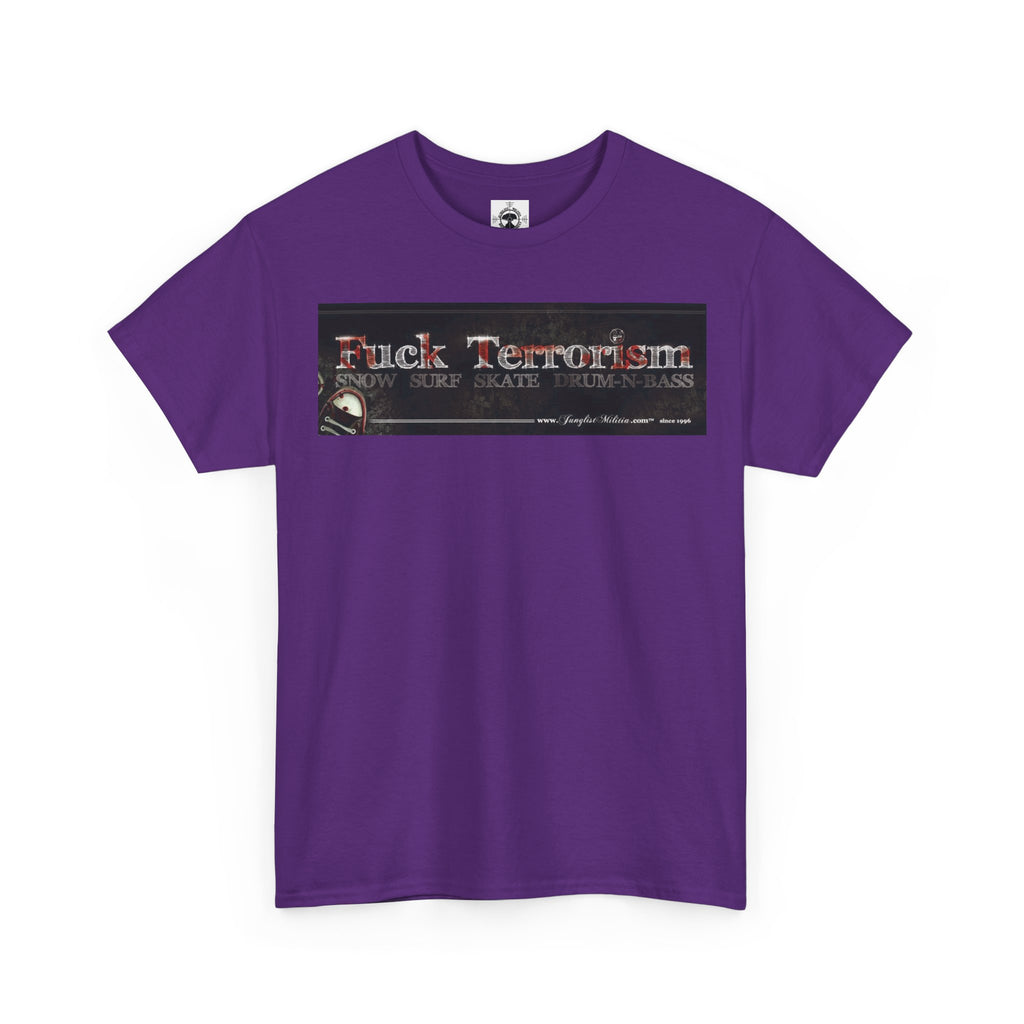 Fuck Terrorism - 1st gen logo - Junglist Militia Since 1996
