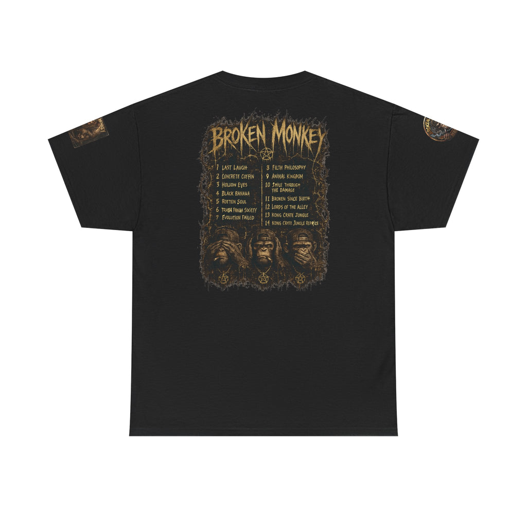 Broken Monkey Limited Edition Concert T-Shirt | Official NeuroDemonic Records Drum and Bass Edition