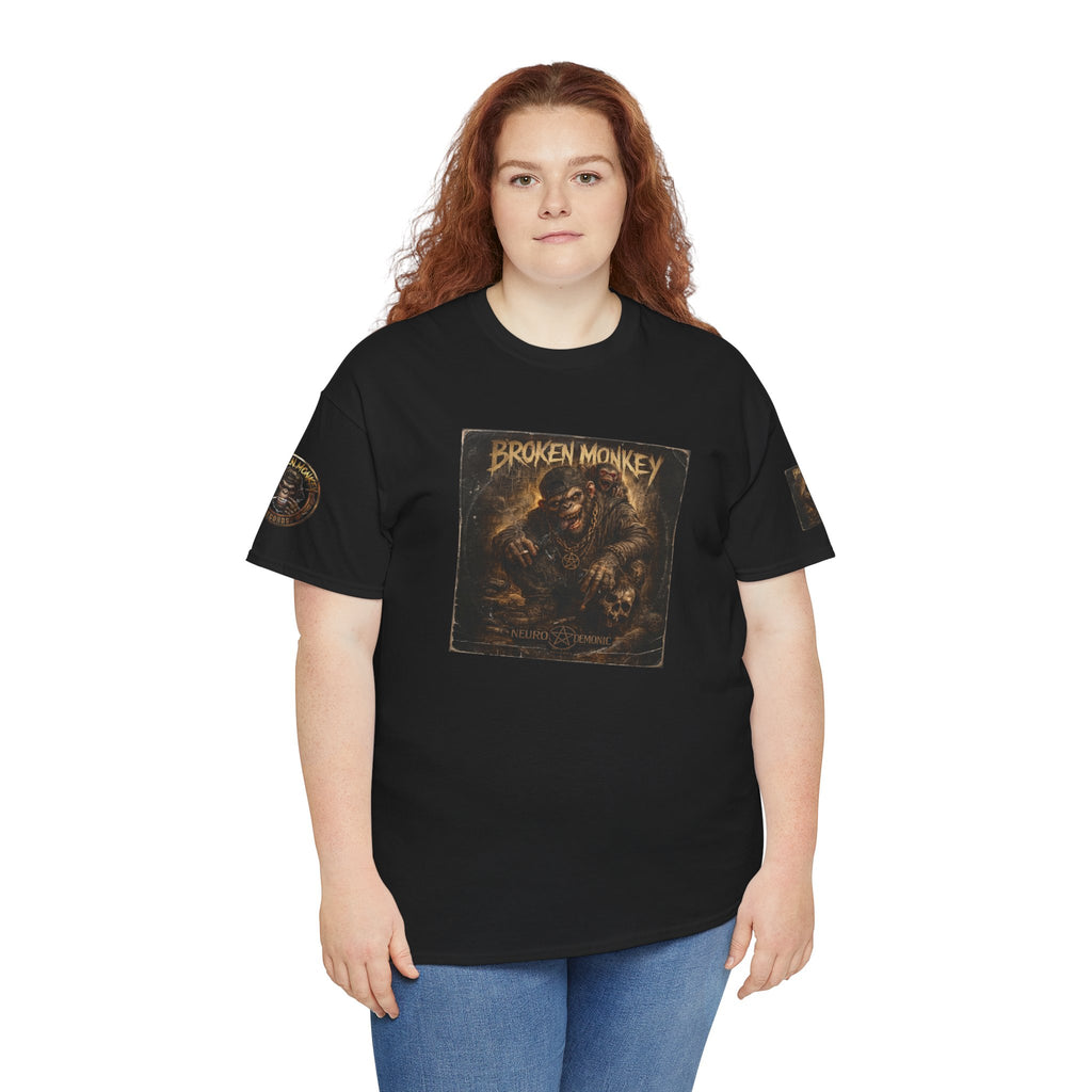 Broken Monkey Limited Edition Concert T-Shirt | Official NeuroDemonic Records Drum and Bass Edition