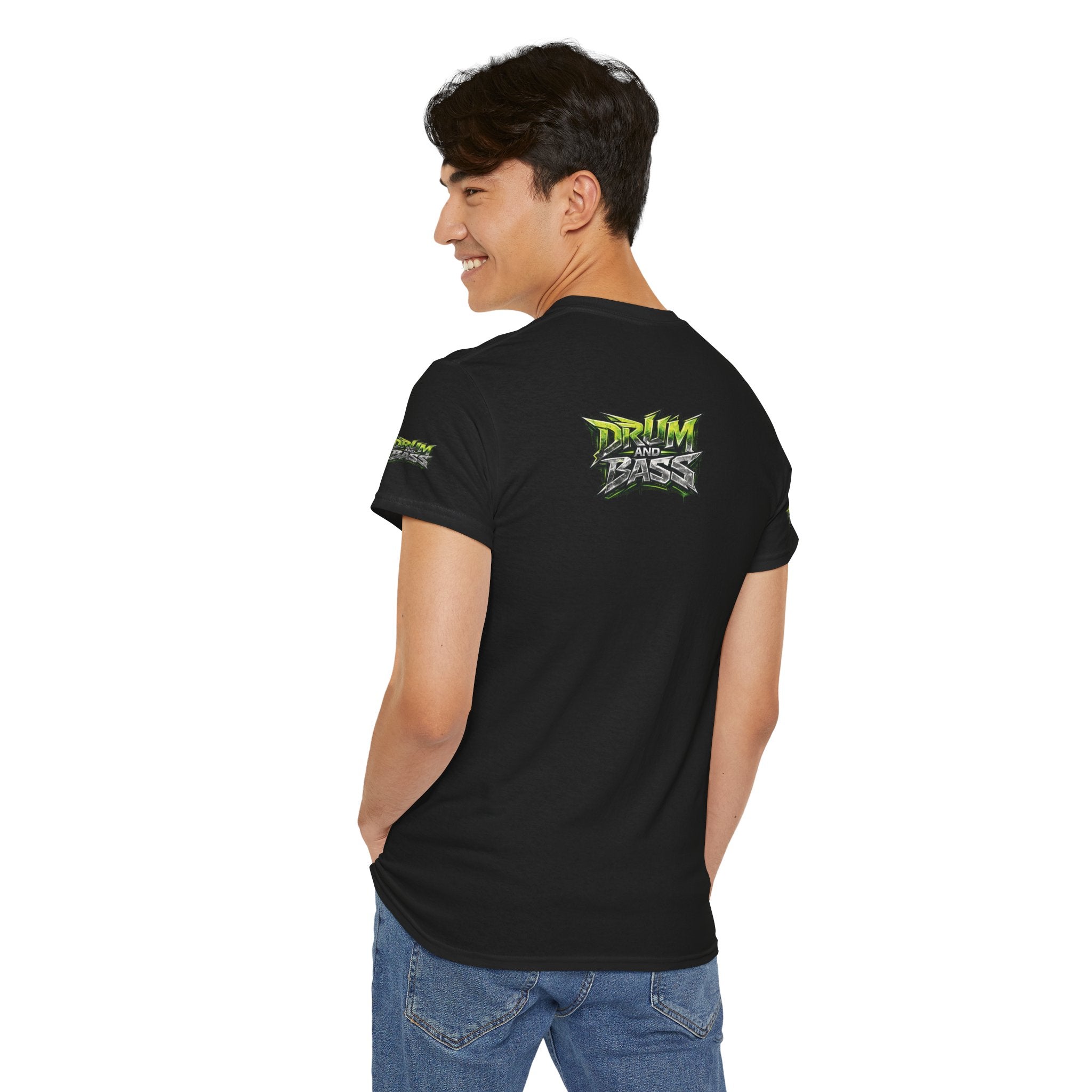 Official NeuroDemonic™ merchandise.  Drum and Bass T-Shirt | Premium Gildan Heavy Cotton DJ, DNB & Junglist Graphic Tee