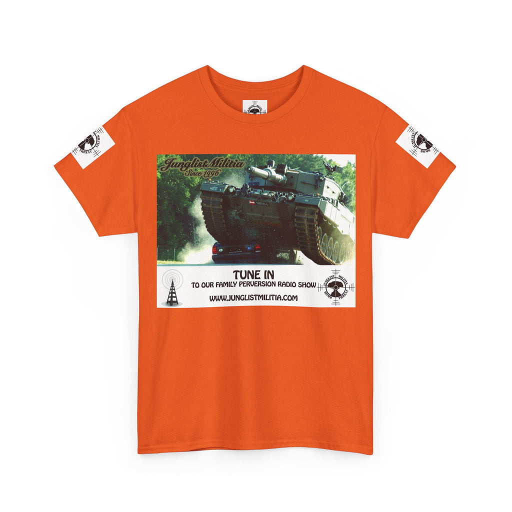 Classic Radio Junglist Militia The Junglist Militia Family Perversion Radio Show Los Angeles, California. Unisex Gildan T-Shirt