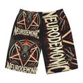 NeuroDemonic Infernal Baphomet Board Shorts – Premium All-Over Print Edition