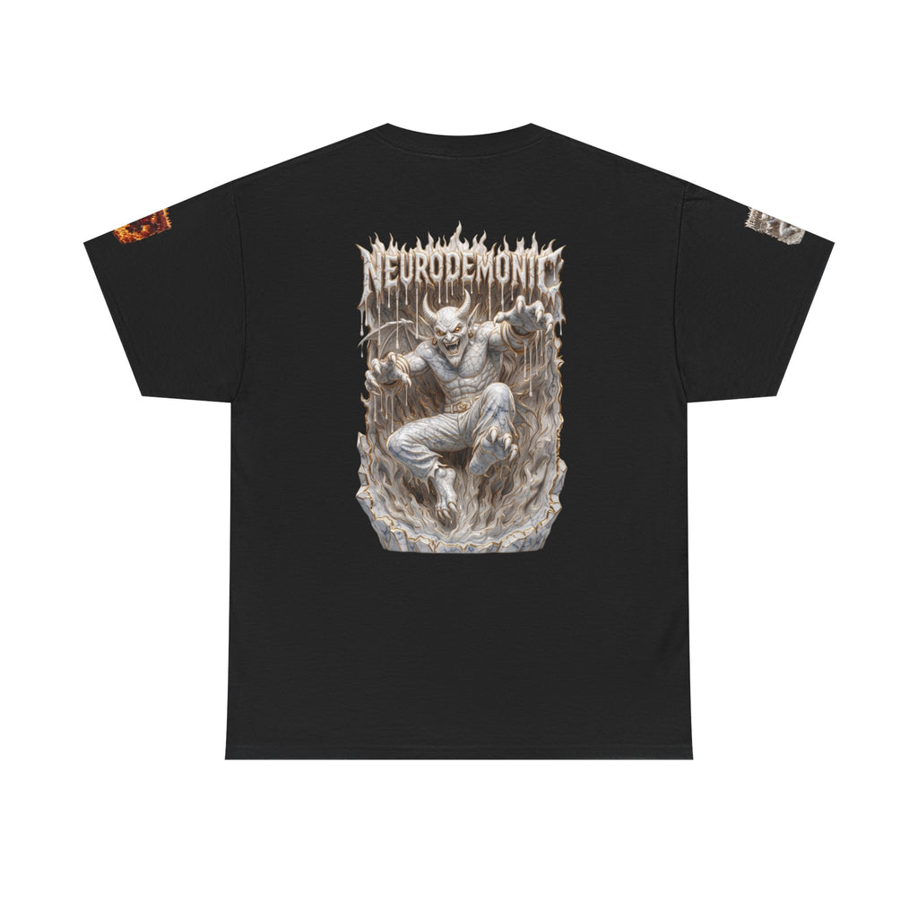 NeuroDemonic® Infernal Demon T-Shirt – Premium Gildan Underground Metal & Drum and Bass Streetwear | Premium Heavy Metal Edition